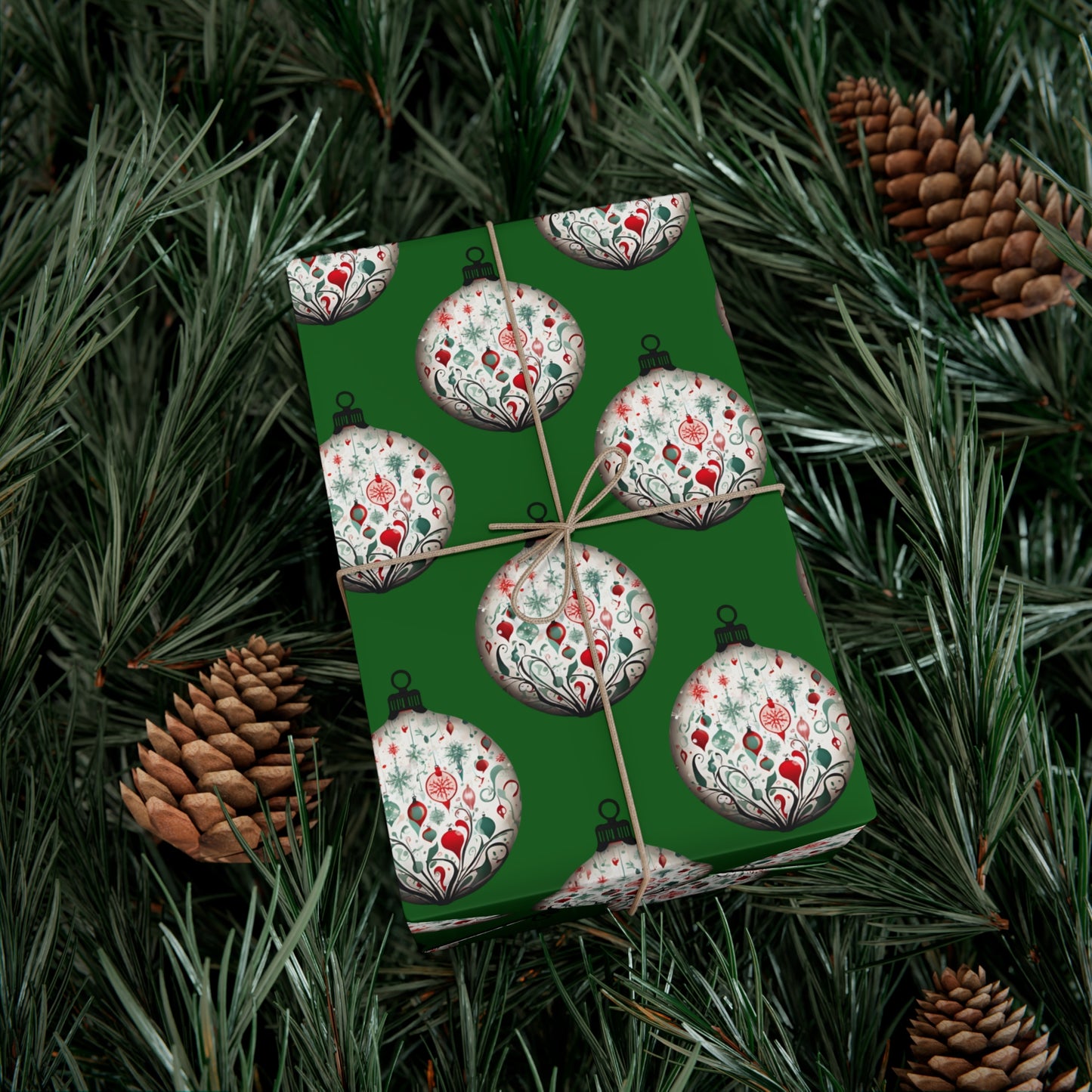 Ornamental Adoration III - Green