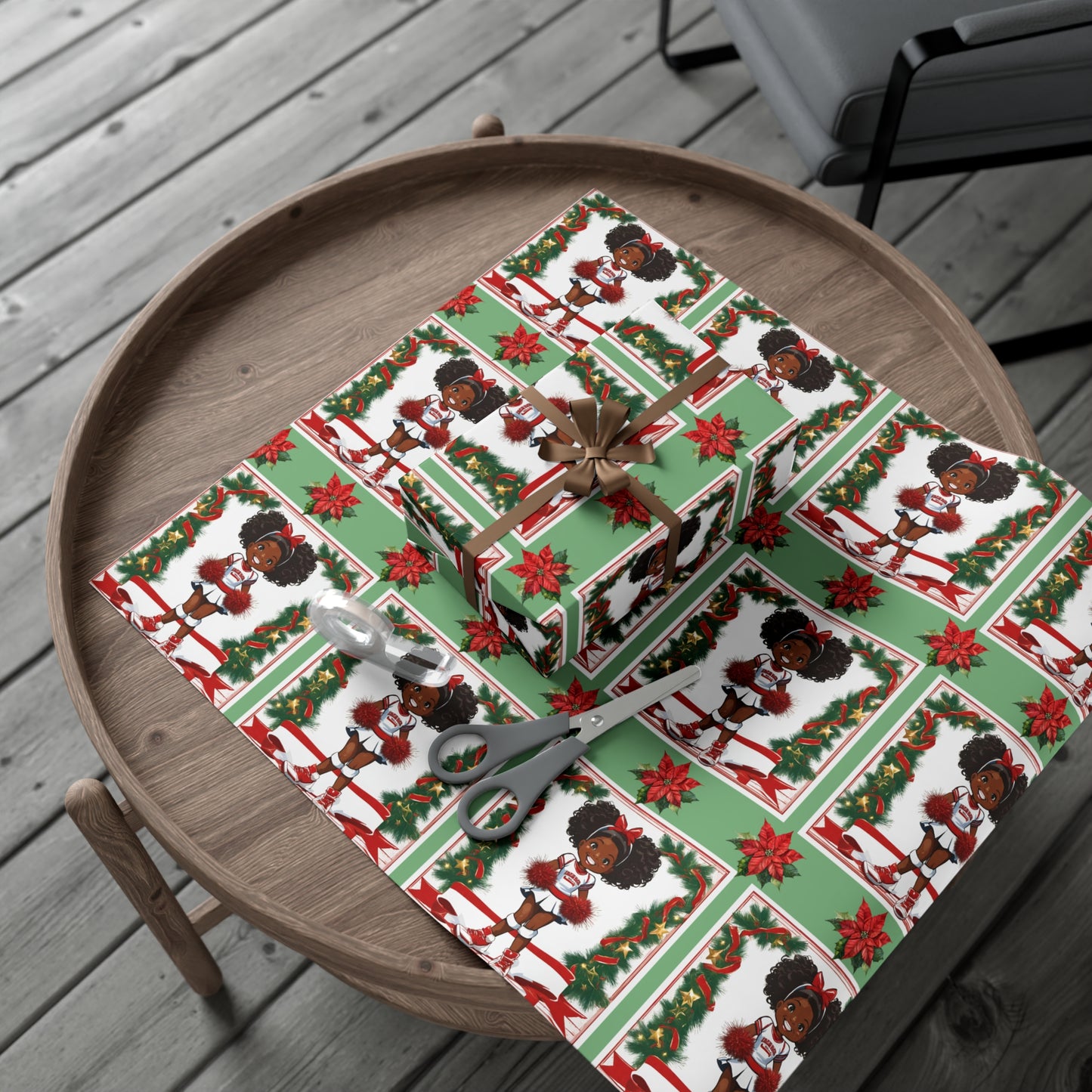 Little Miss Christmas Cheer I - Green
