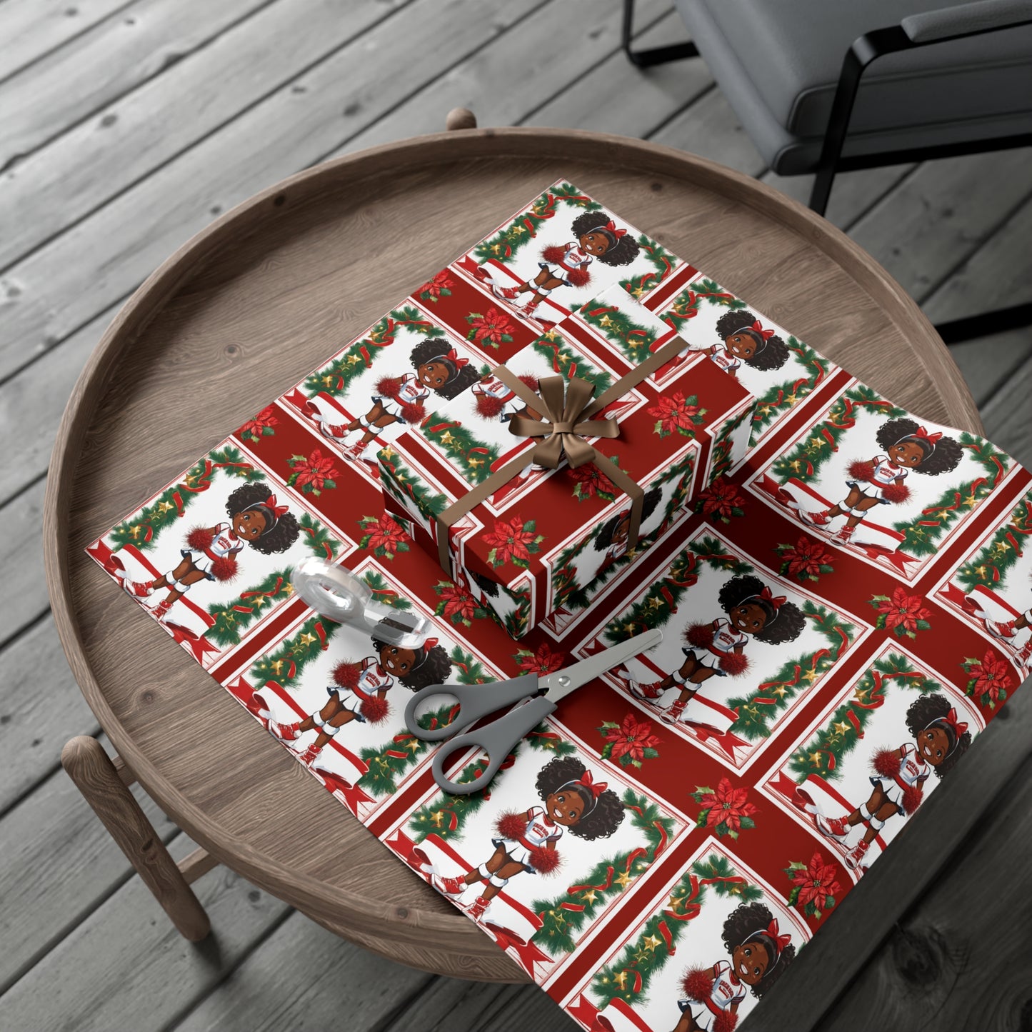 Little Miss Christmas Cheer I - Red