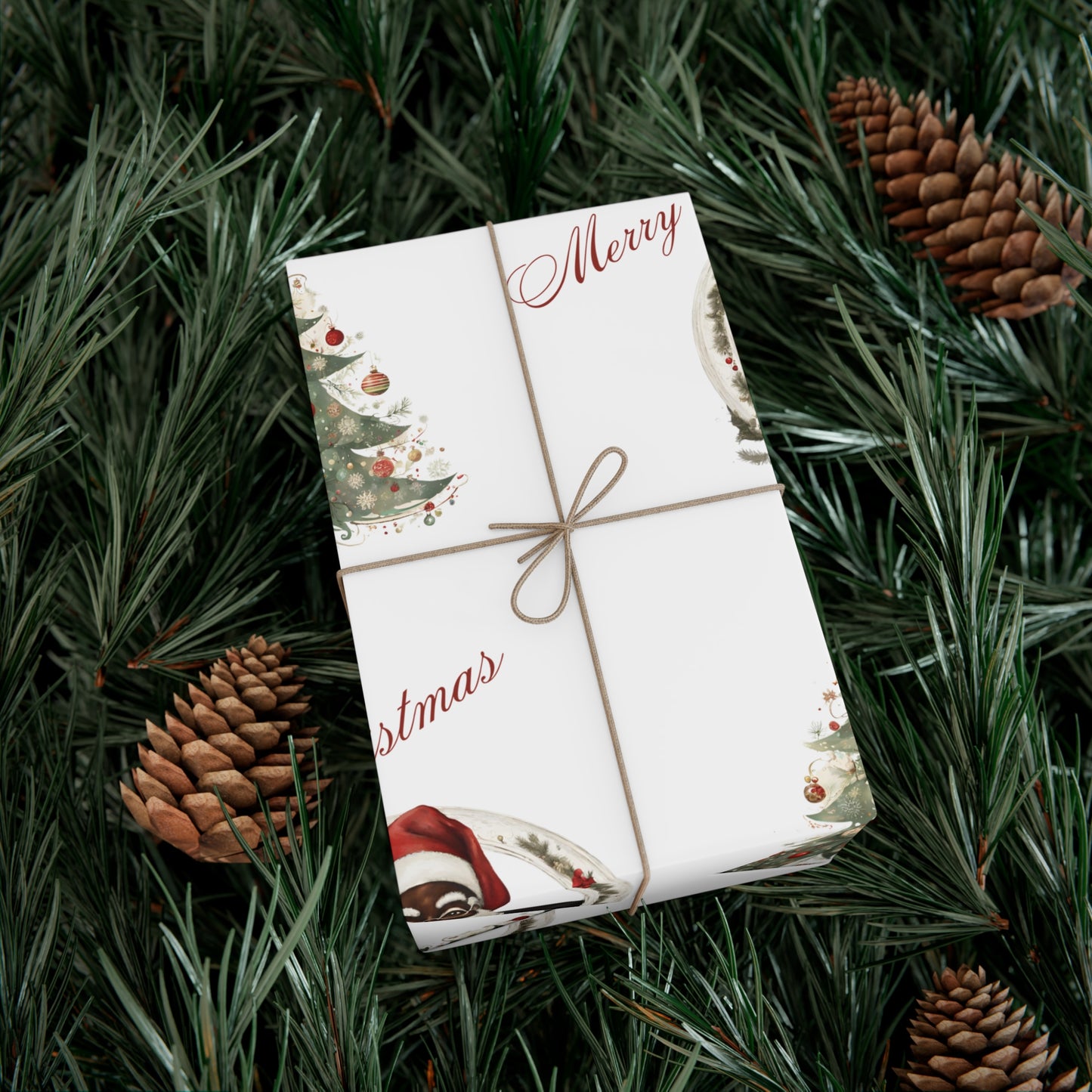 Vintage Santa II - White