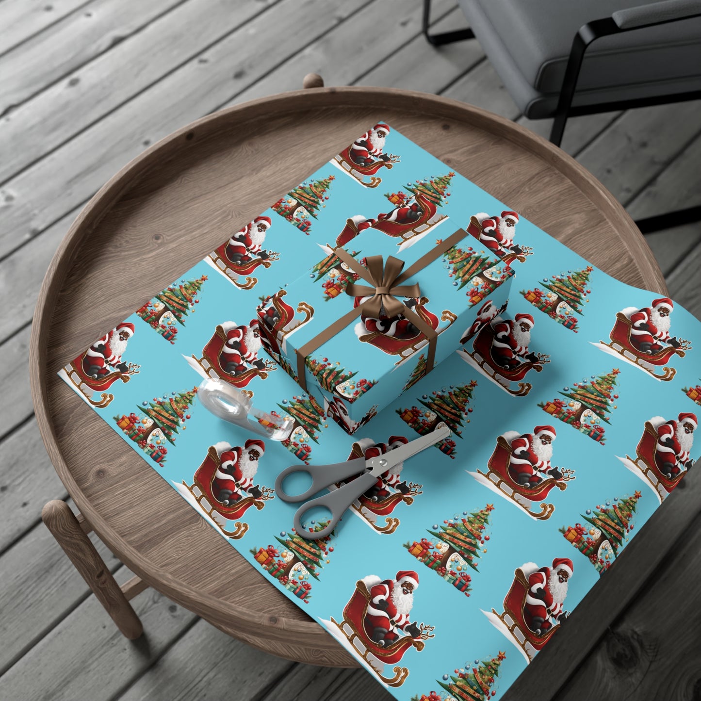 The Jolly Old Elf I - Blue