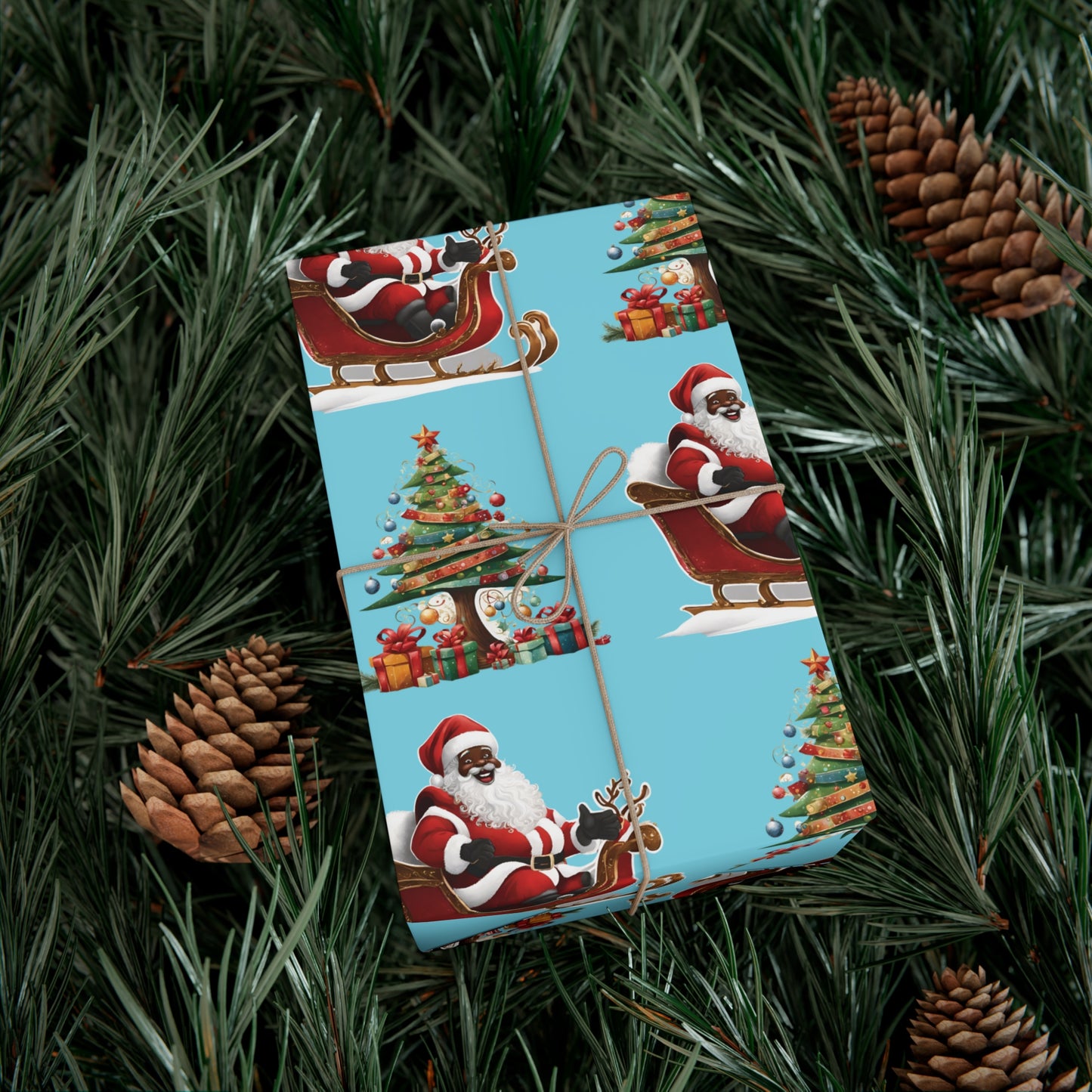 The Jolly Old Elf I - Blue
