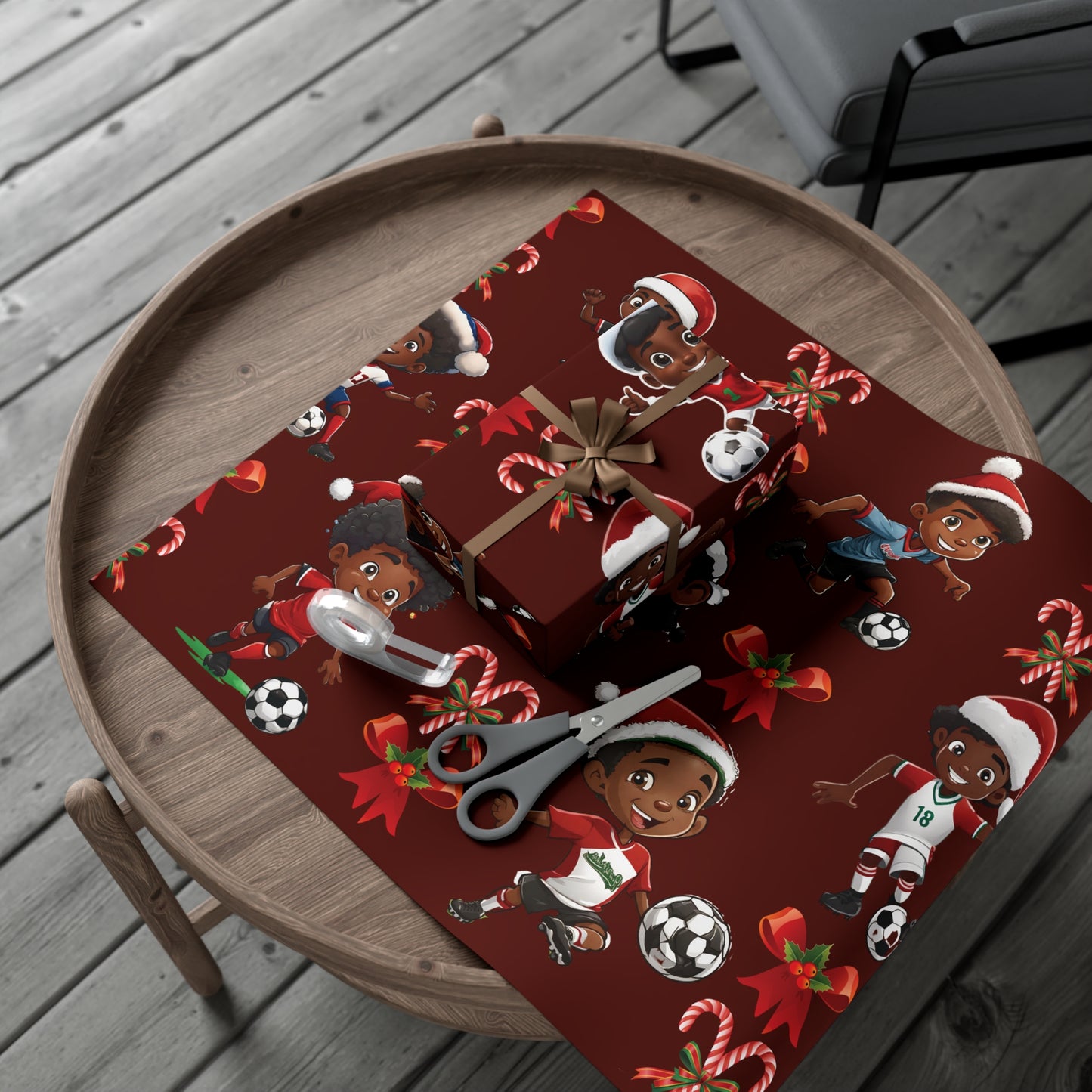 Christmas Soccer Star II - Red