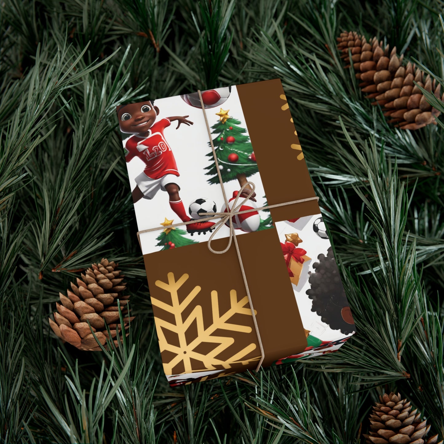 Christmas Soccer Star III - Brown