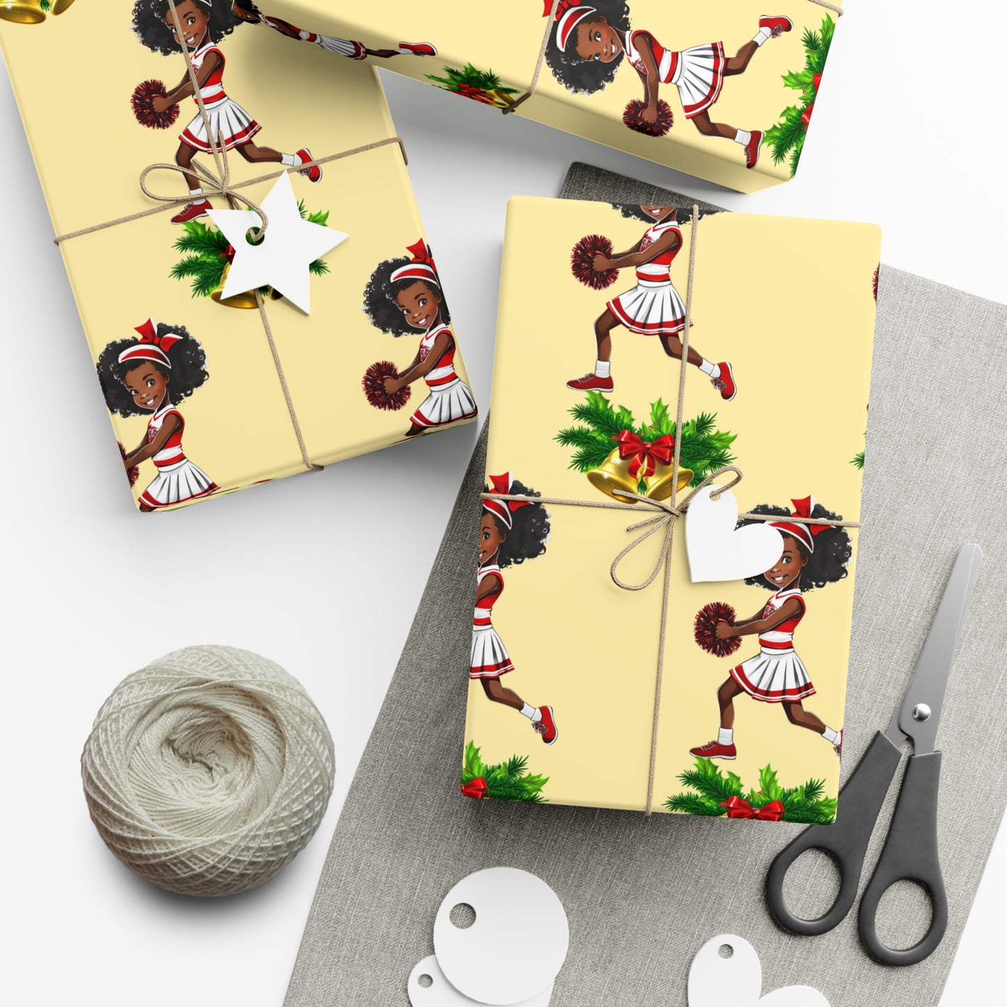 Little Miss Christmas Cheer II - Yellow