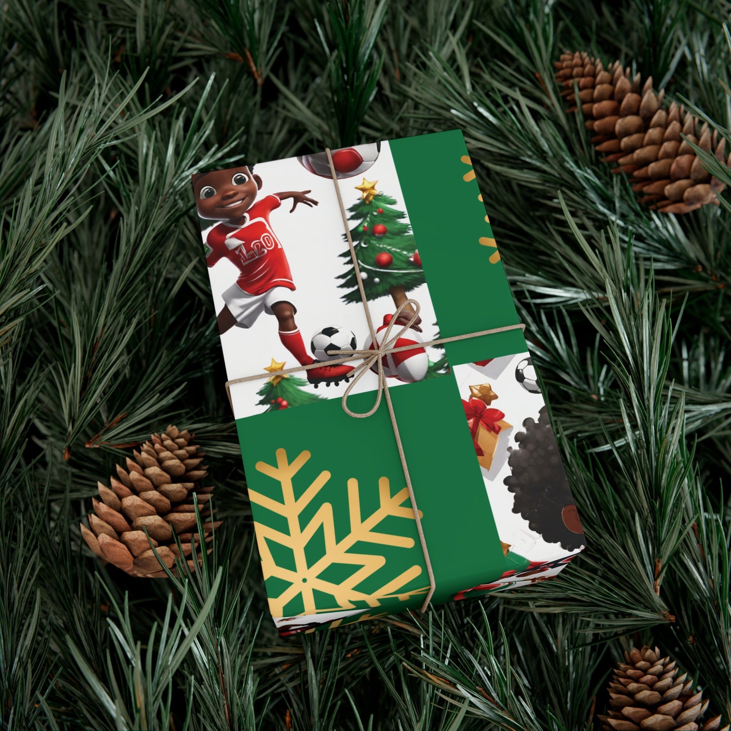 Christmas Soccer Star III - Green