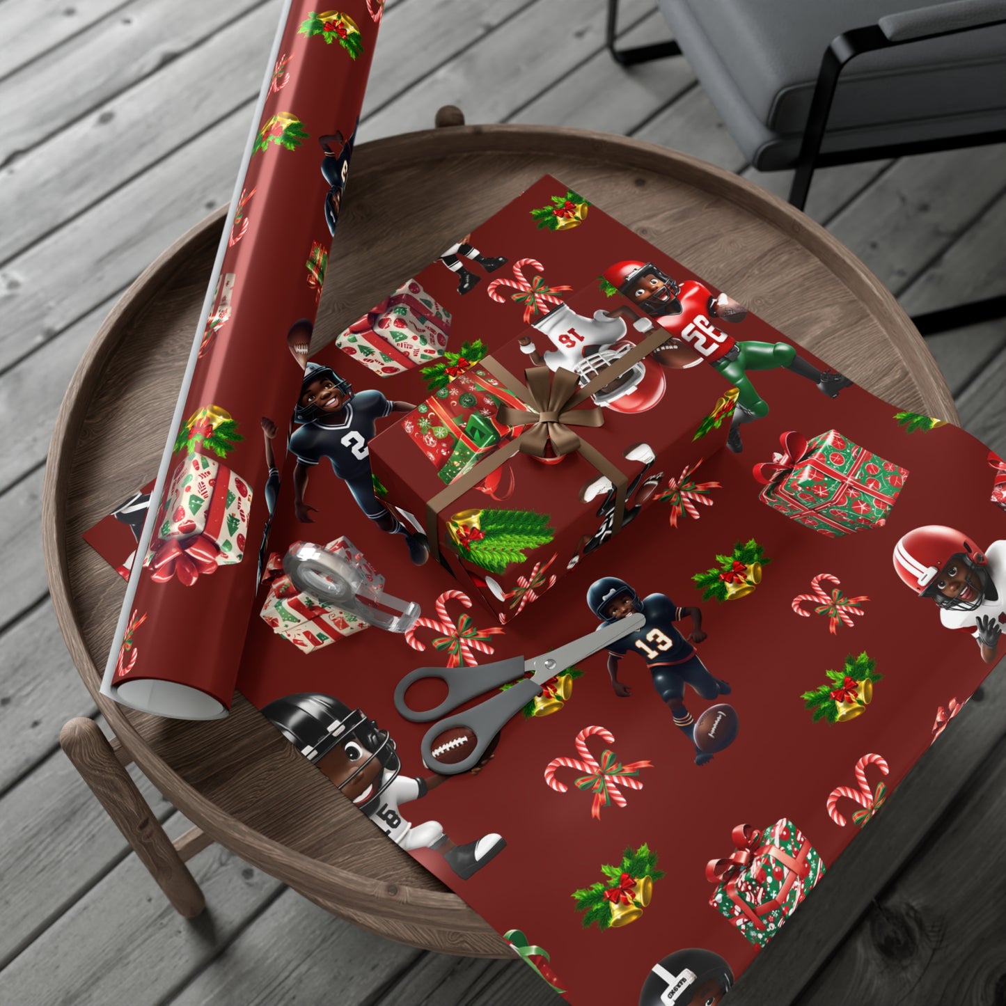 The Christmas Football Champ II - Dark Red
