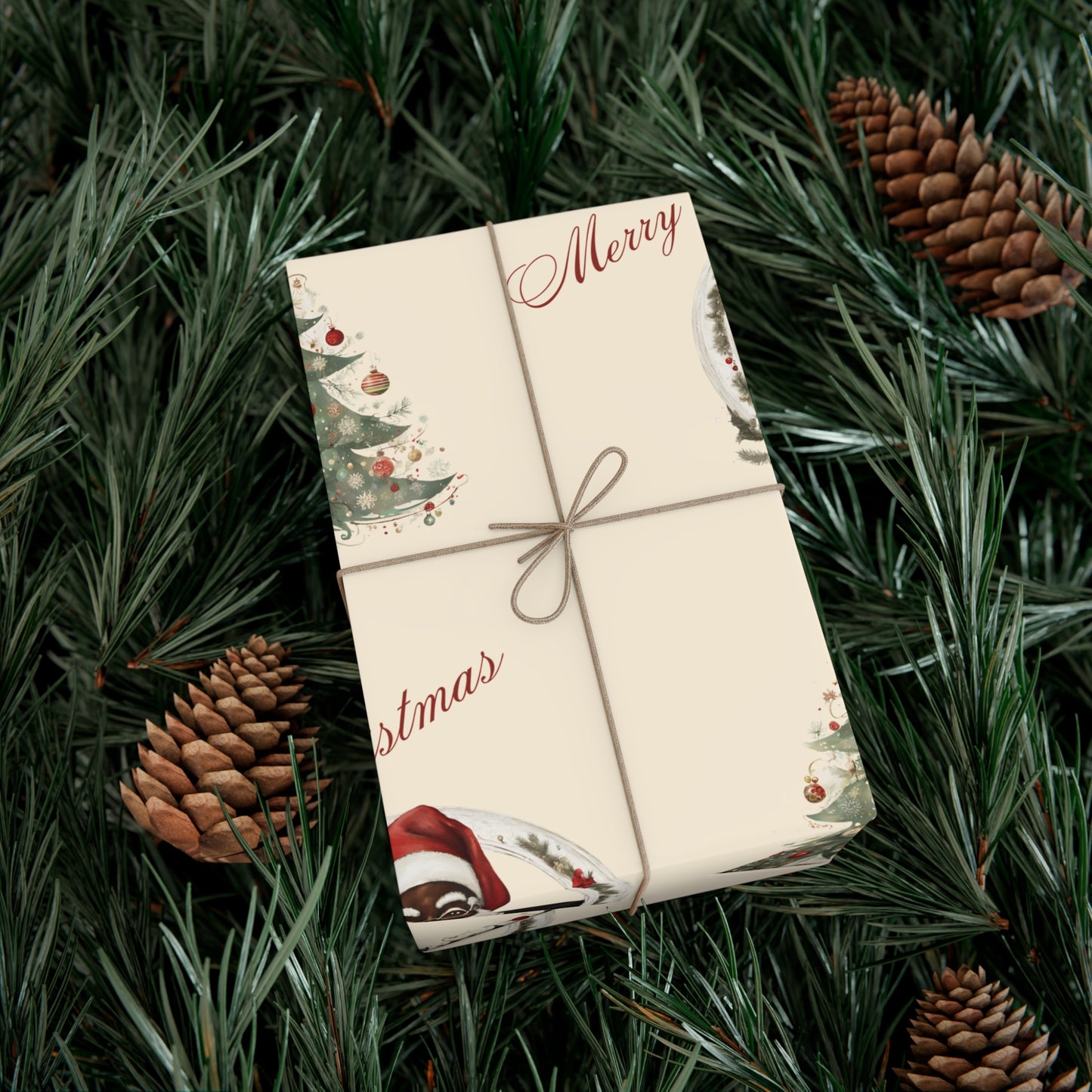 Vintage Santa II - Beige
