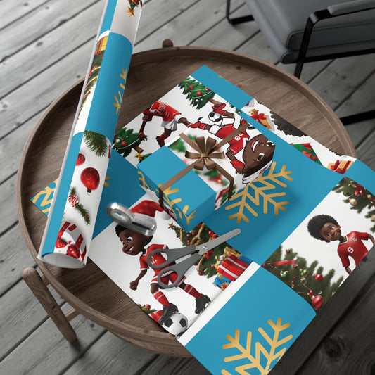 Christmas Soccer Star III - Turquoise