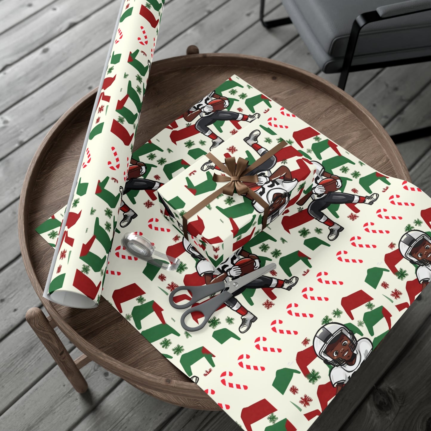 The Christmas Football Champ I - White