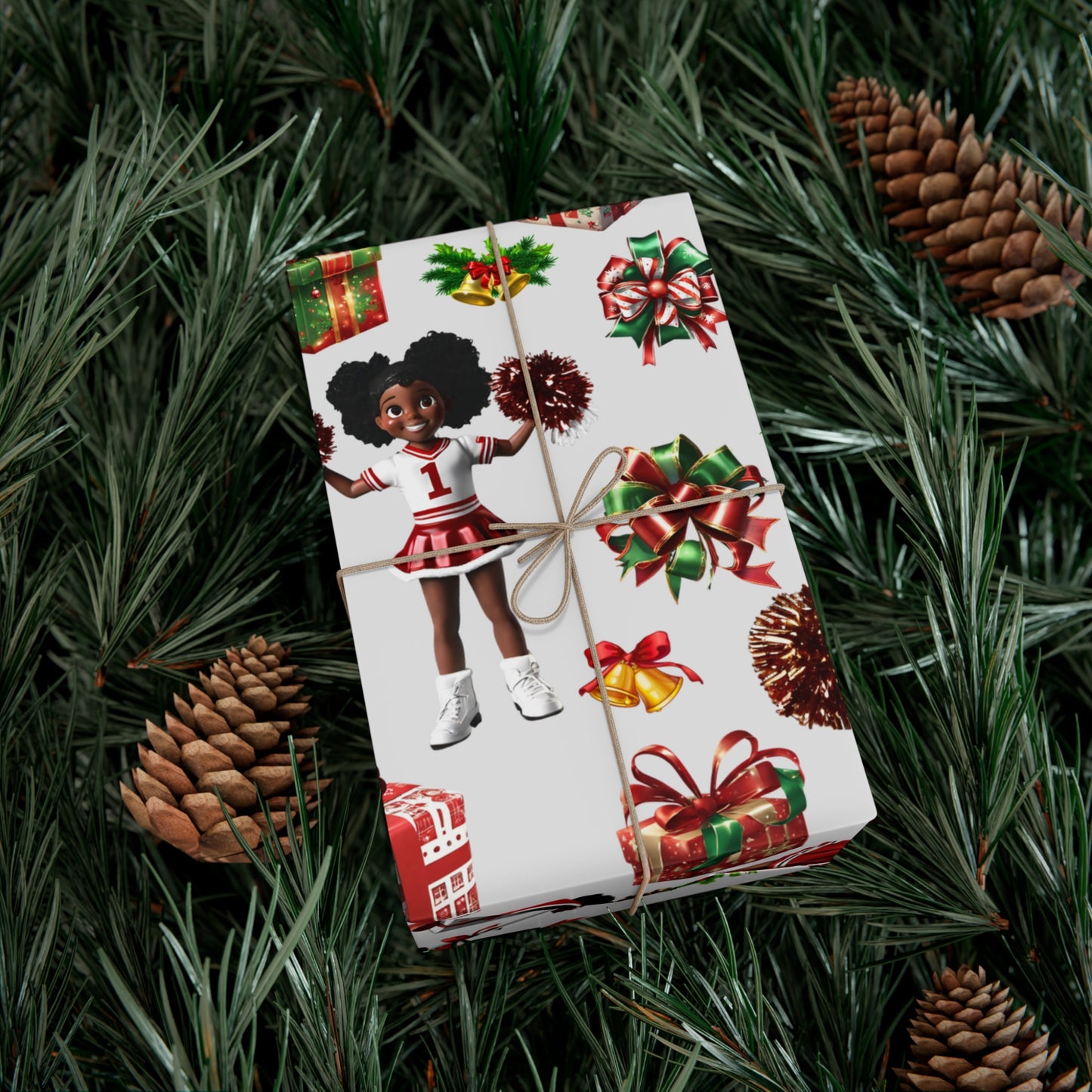 Little Miss Christmas Cheer III - Lt Gray