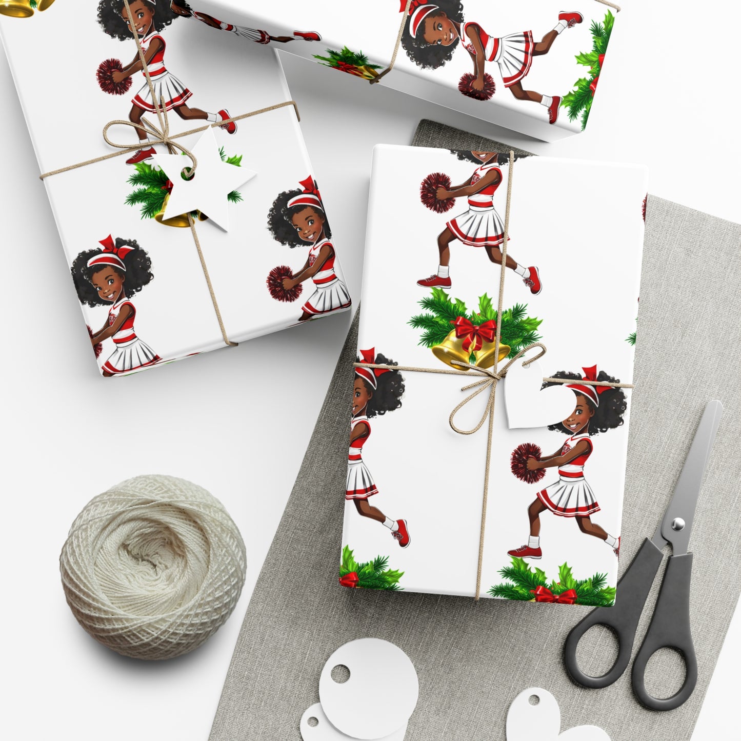 Little Miss Christmas Cheer II - White