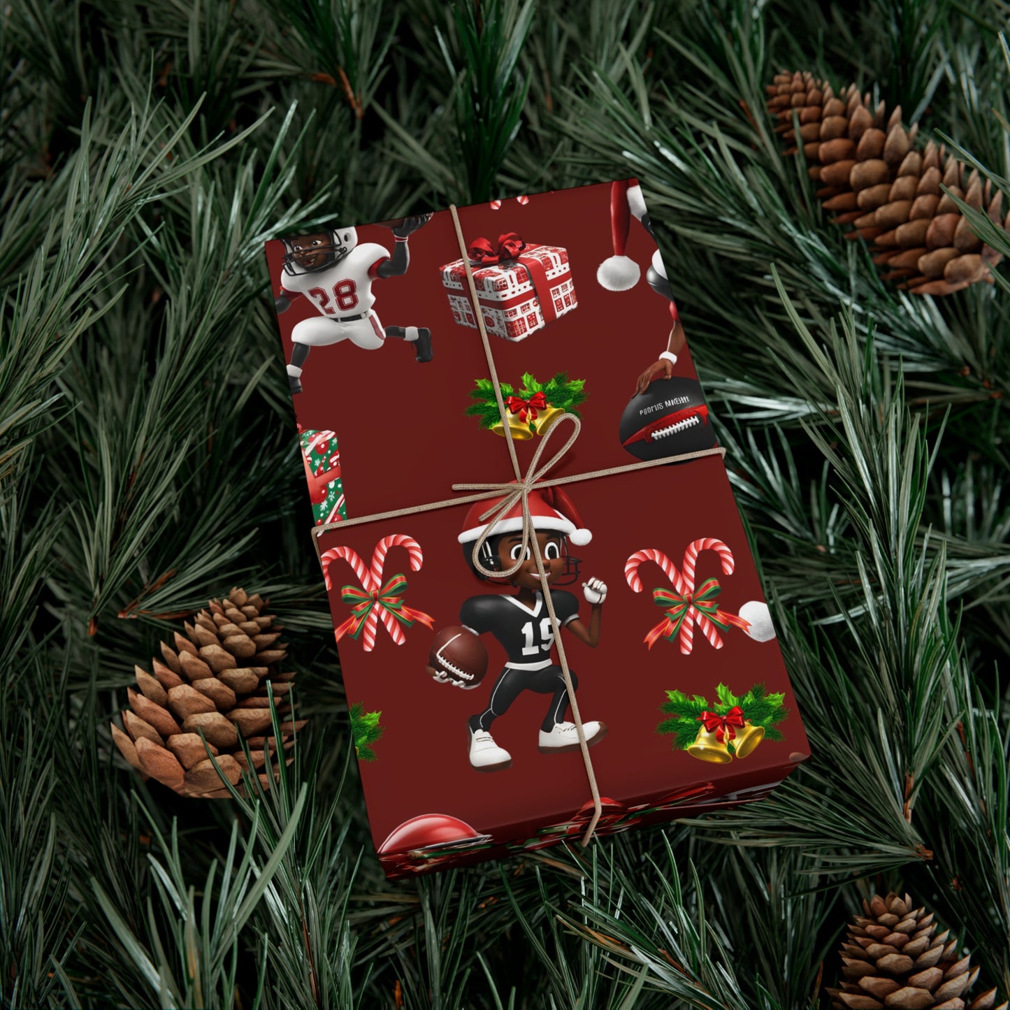 The Christmas Football Champ II - Dark Red