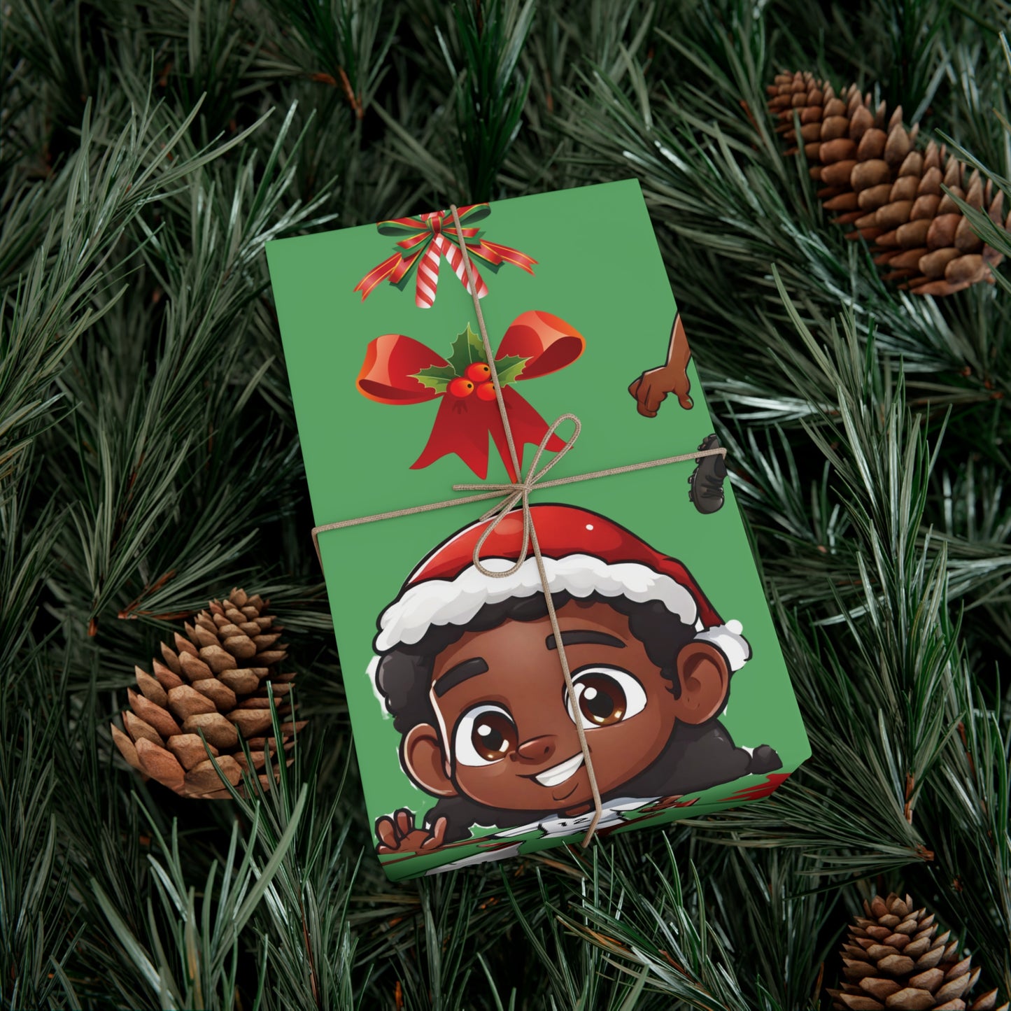 Christmas Soccer Star II - Green