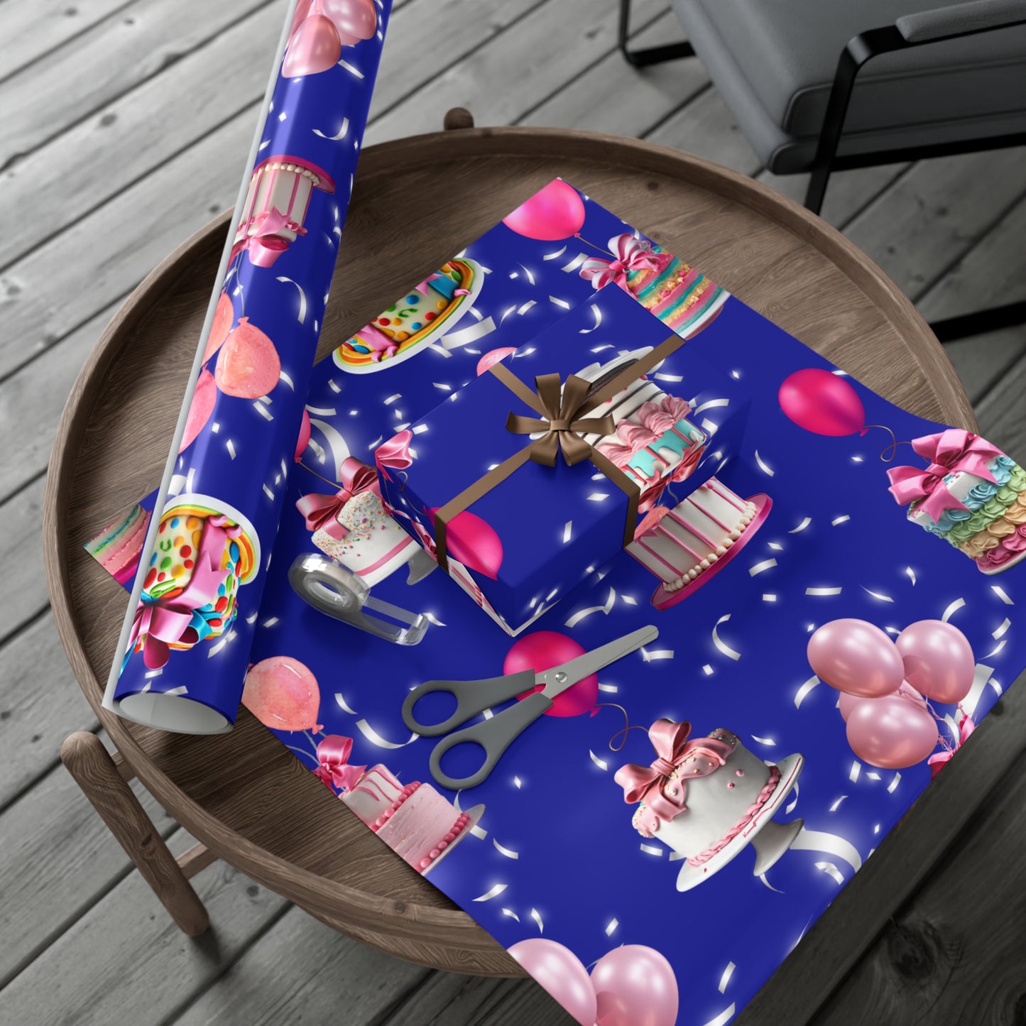 Birthday Cakes and Bows - Pink