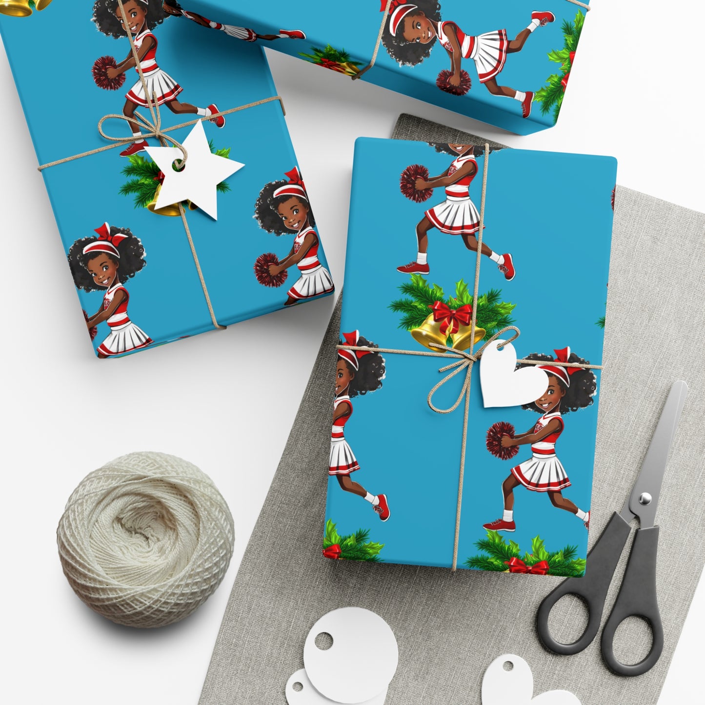 Little Miss Christmas Cheer II - Turquoise