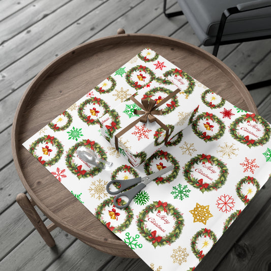 Wreaths, Bells and Bows III - White