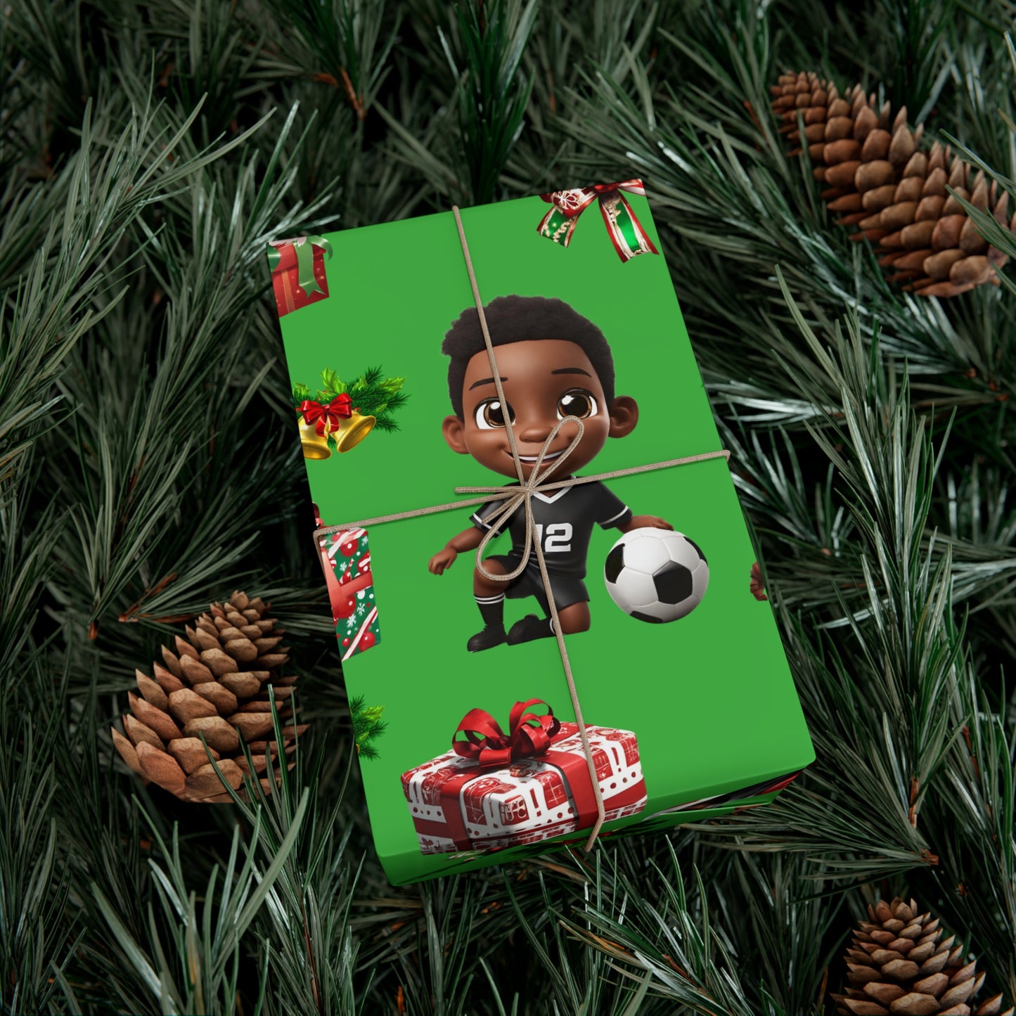 Christmas Soccer Star I - Green