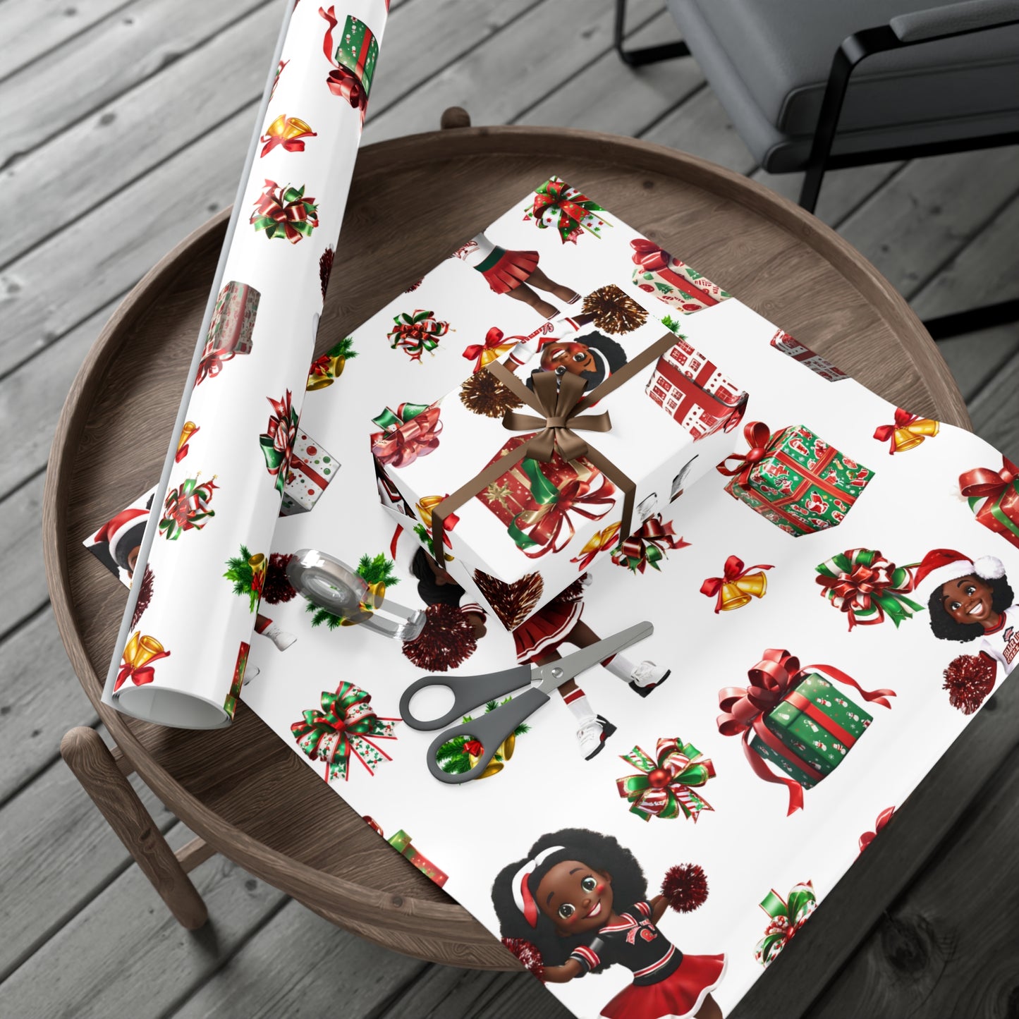 Little Miss Christmas Cheer III - White