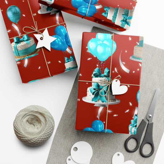 Birthday Cakes and Bows - Turquoise