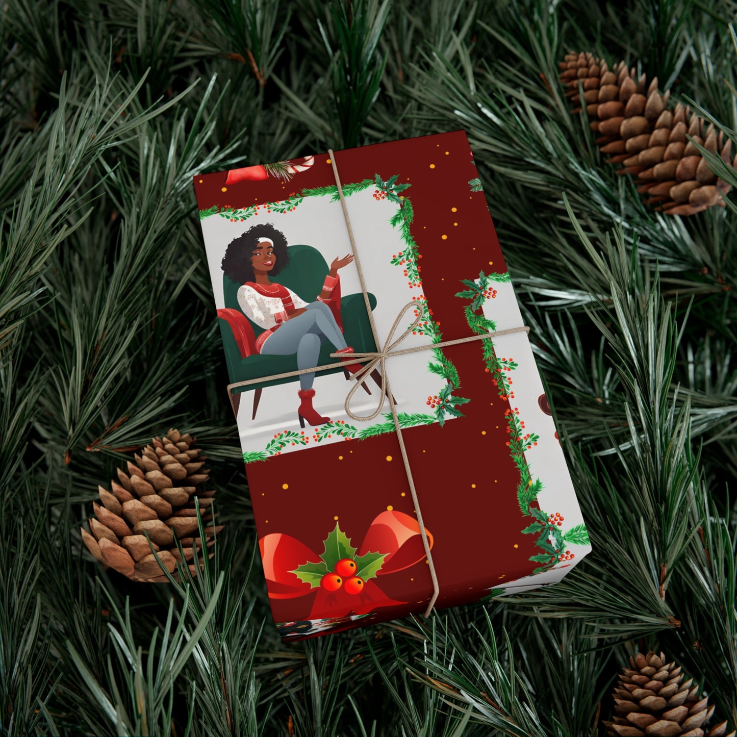 Merry Christmas Sis II - Dark Red