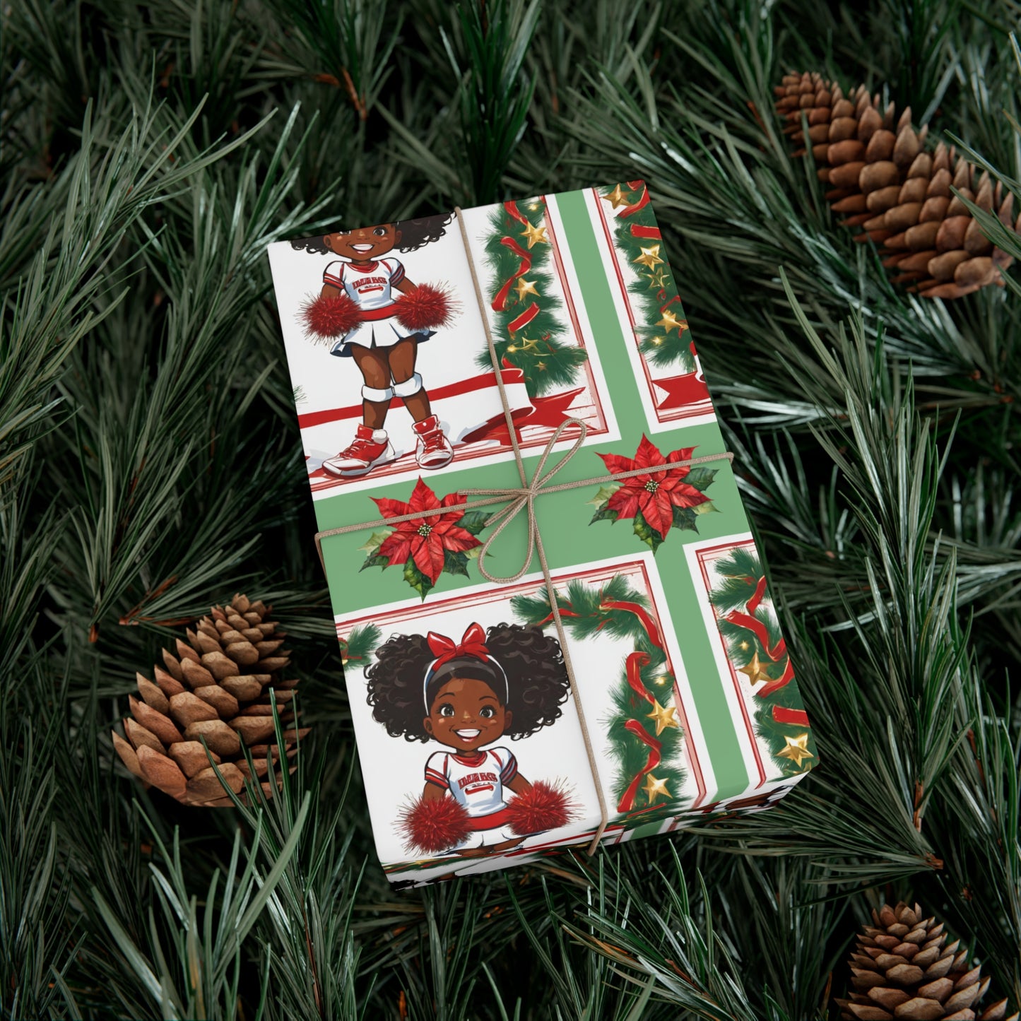 Little Miss Christmas Cheer I - Green