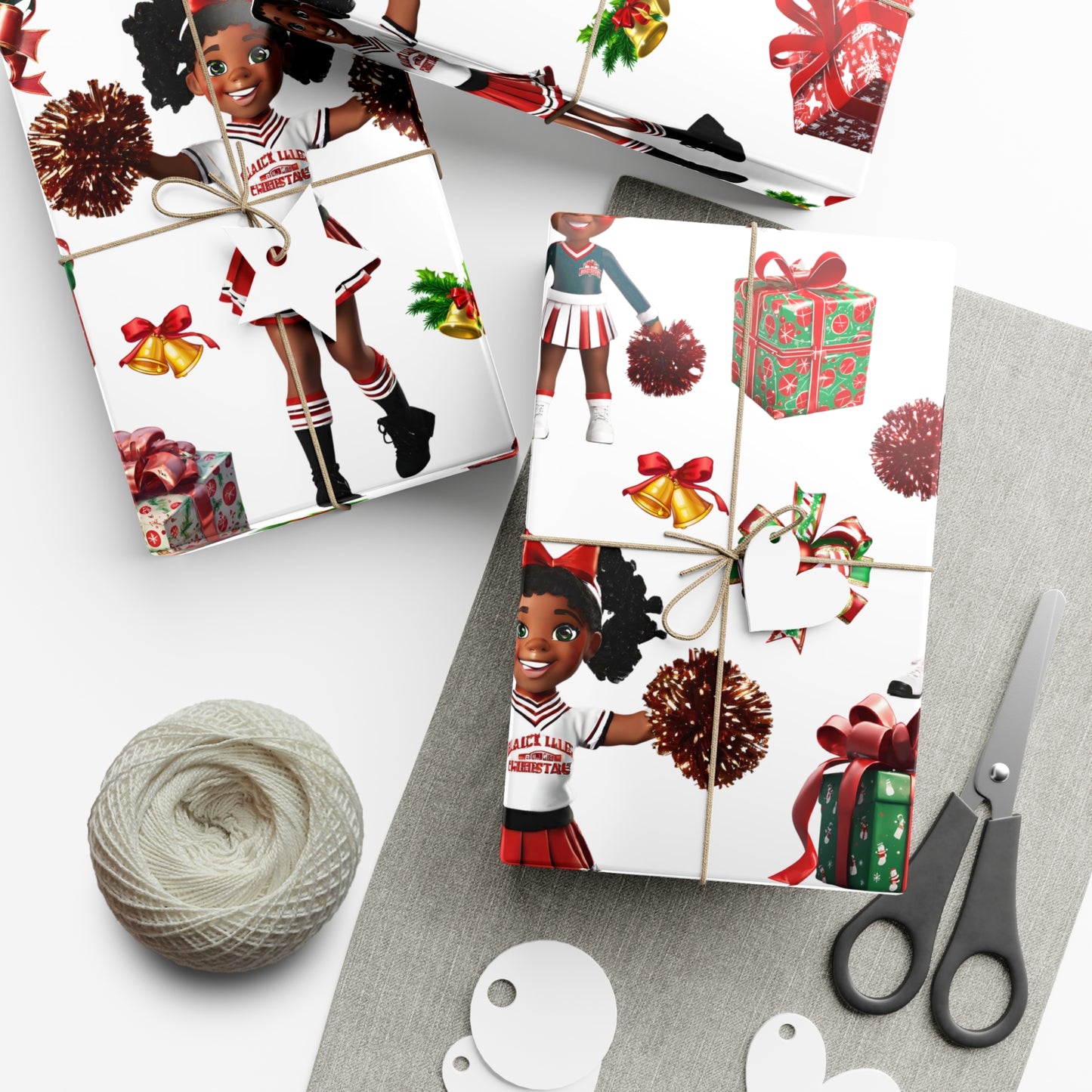 Little Miss Christmas Cheer III - White