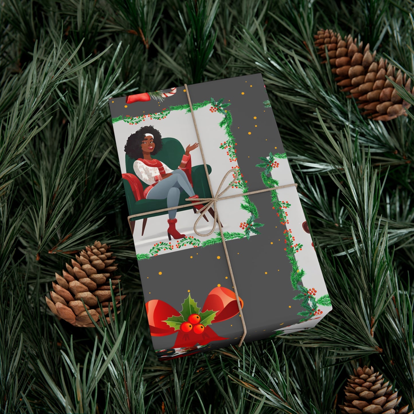 Merry Christmas Sis II - Charcoal Grey