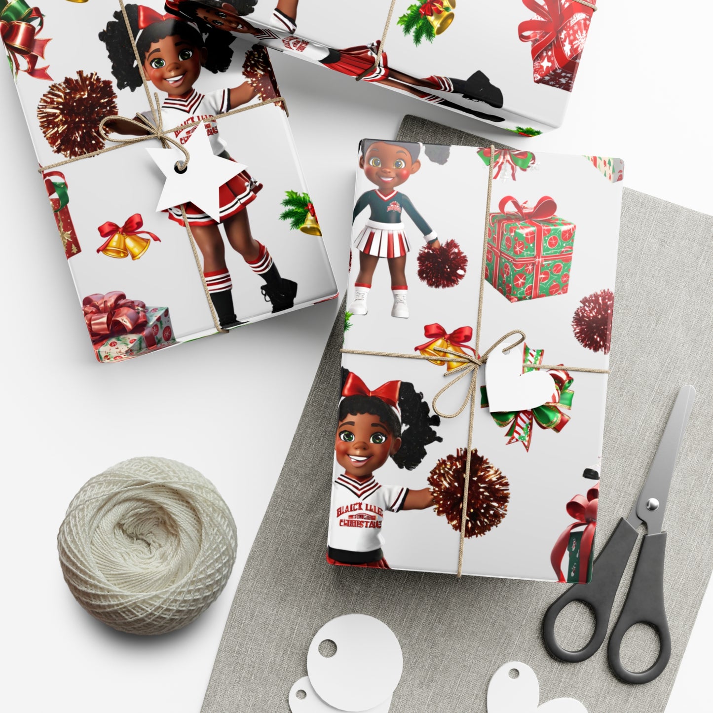 Little Miss Christmas Cheer III - Lt Gray