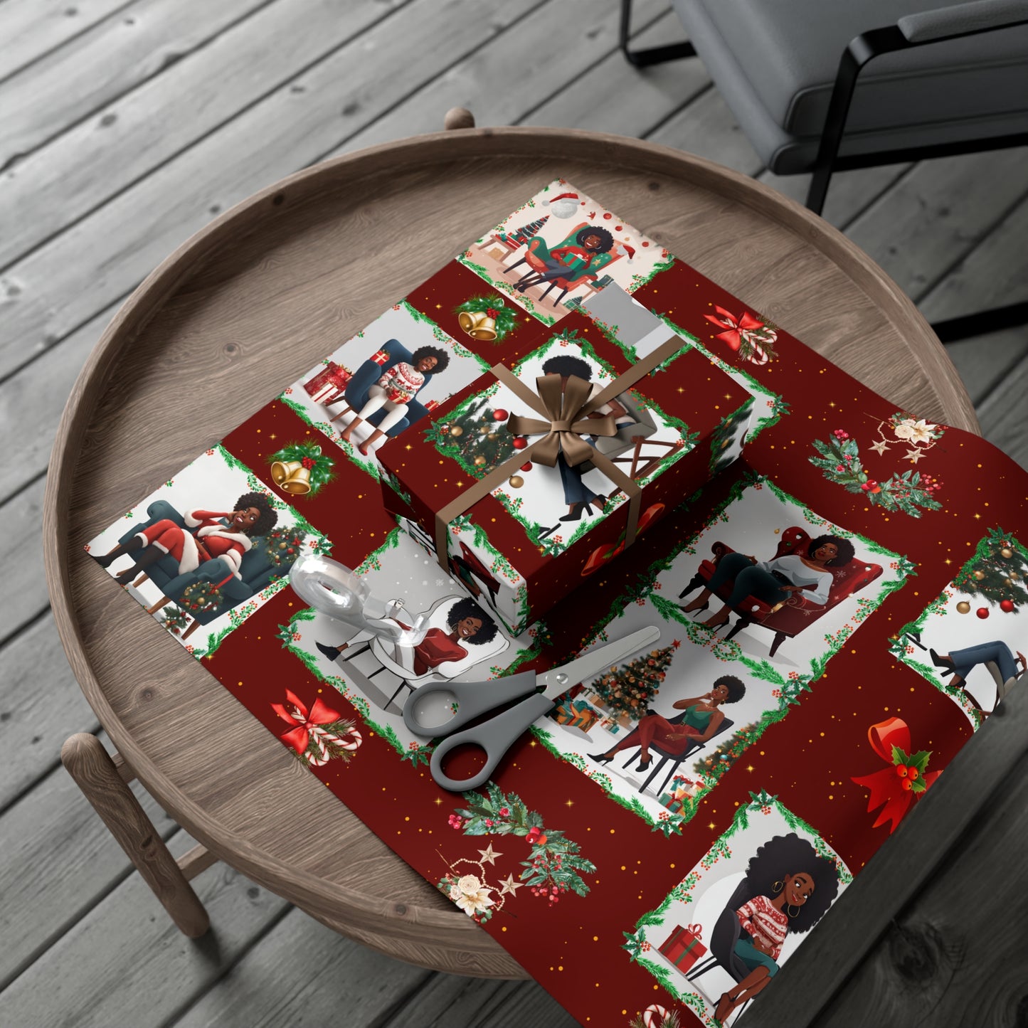 Merry Christmas Sis II - Dark Red