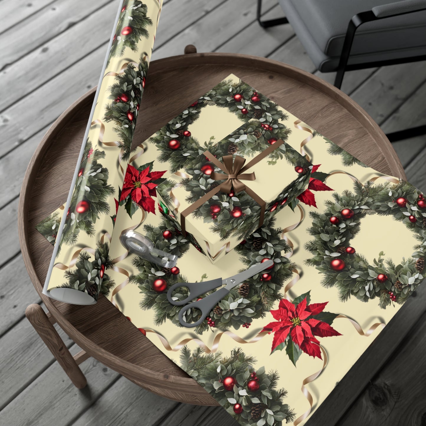 Wreaths, Bells and Bows II - Yellow