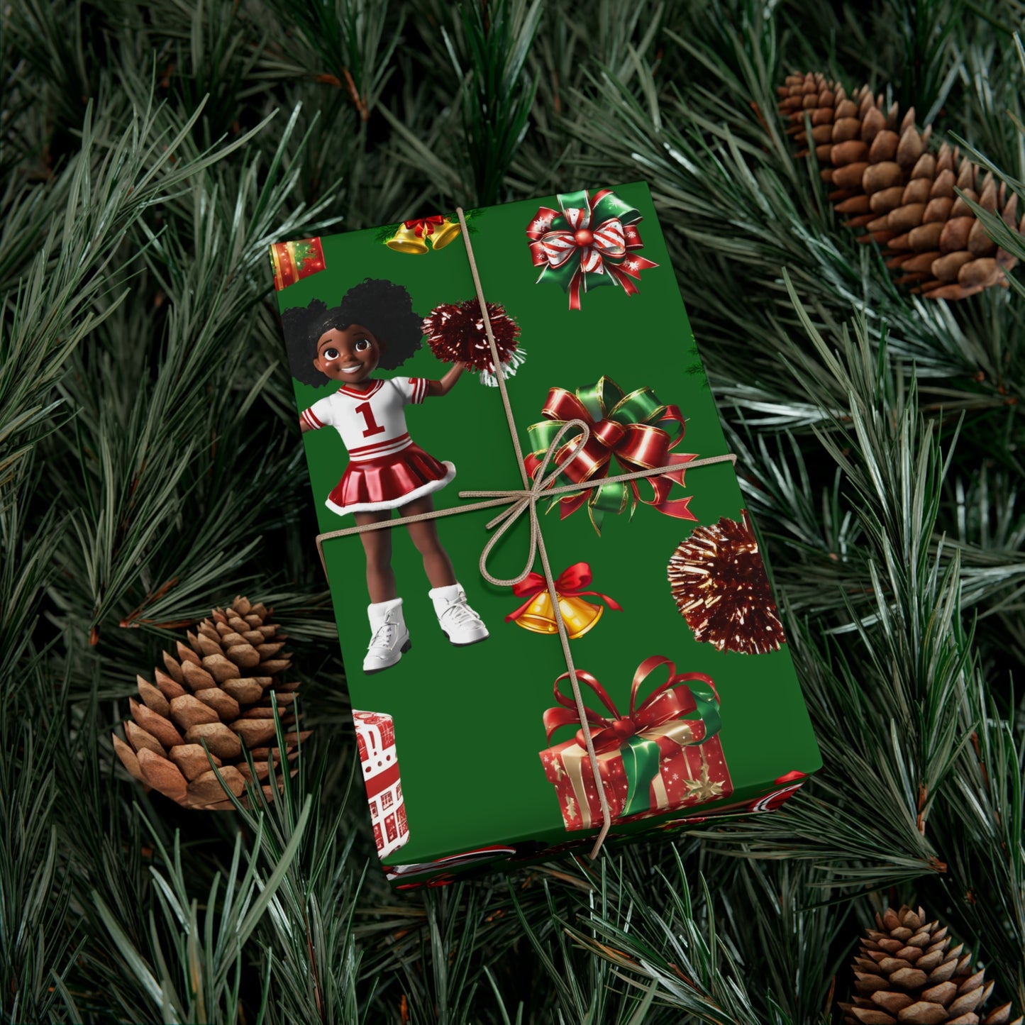 Little Miss Christmas Cheer III - Green