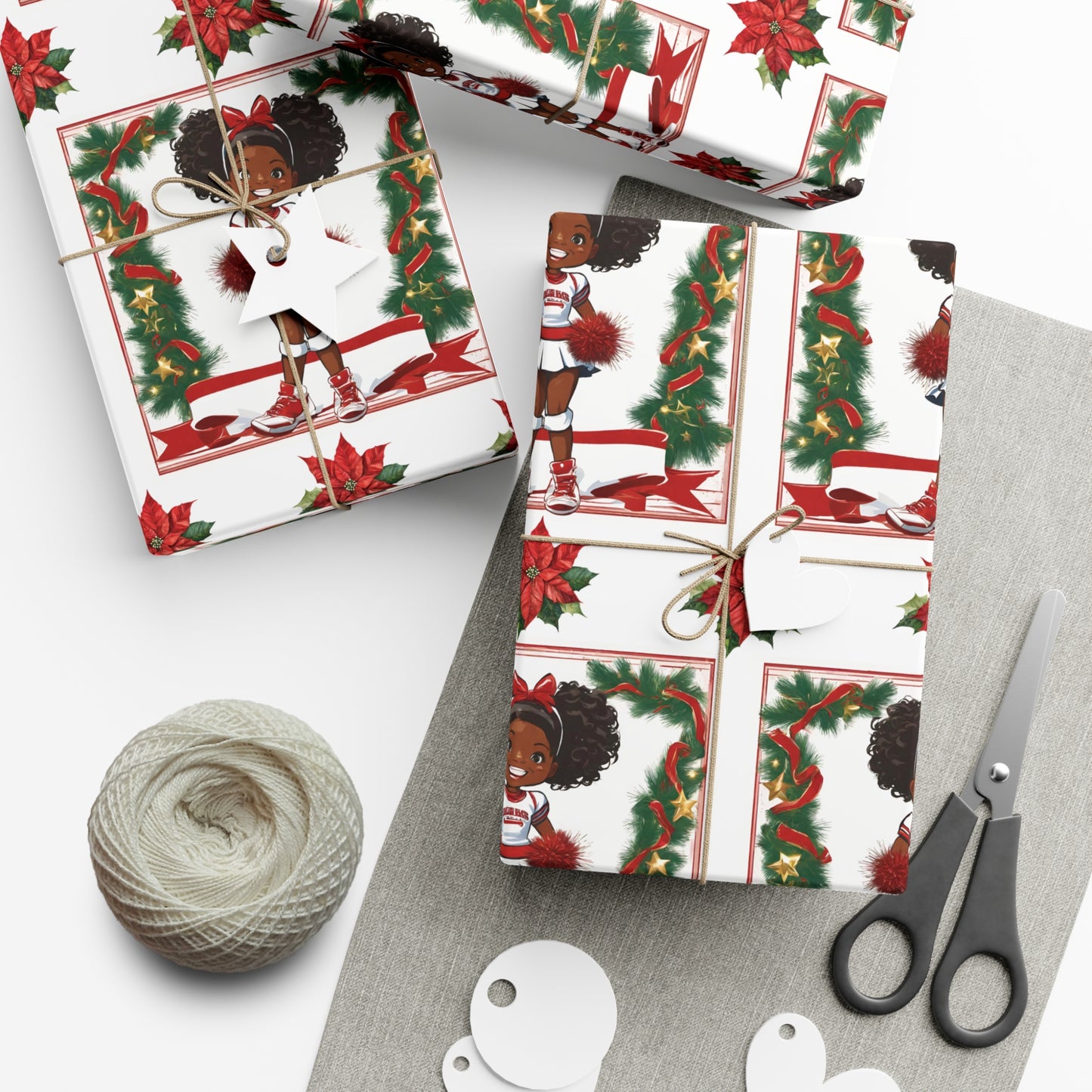Little Miss Christmas Cheer I - White