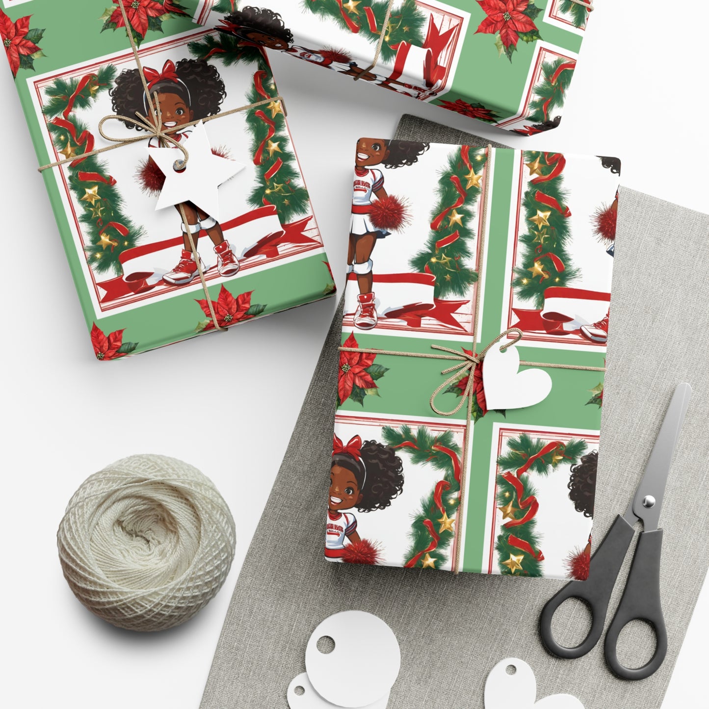Little Miss Christmas Cheer I - Green