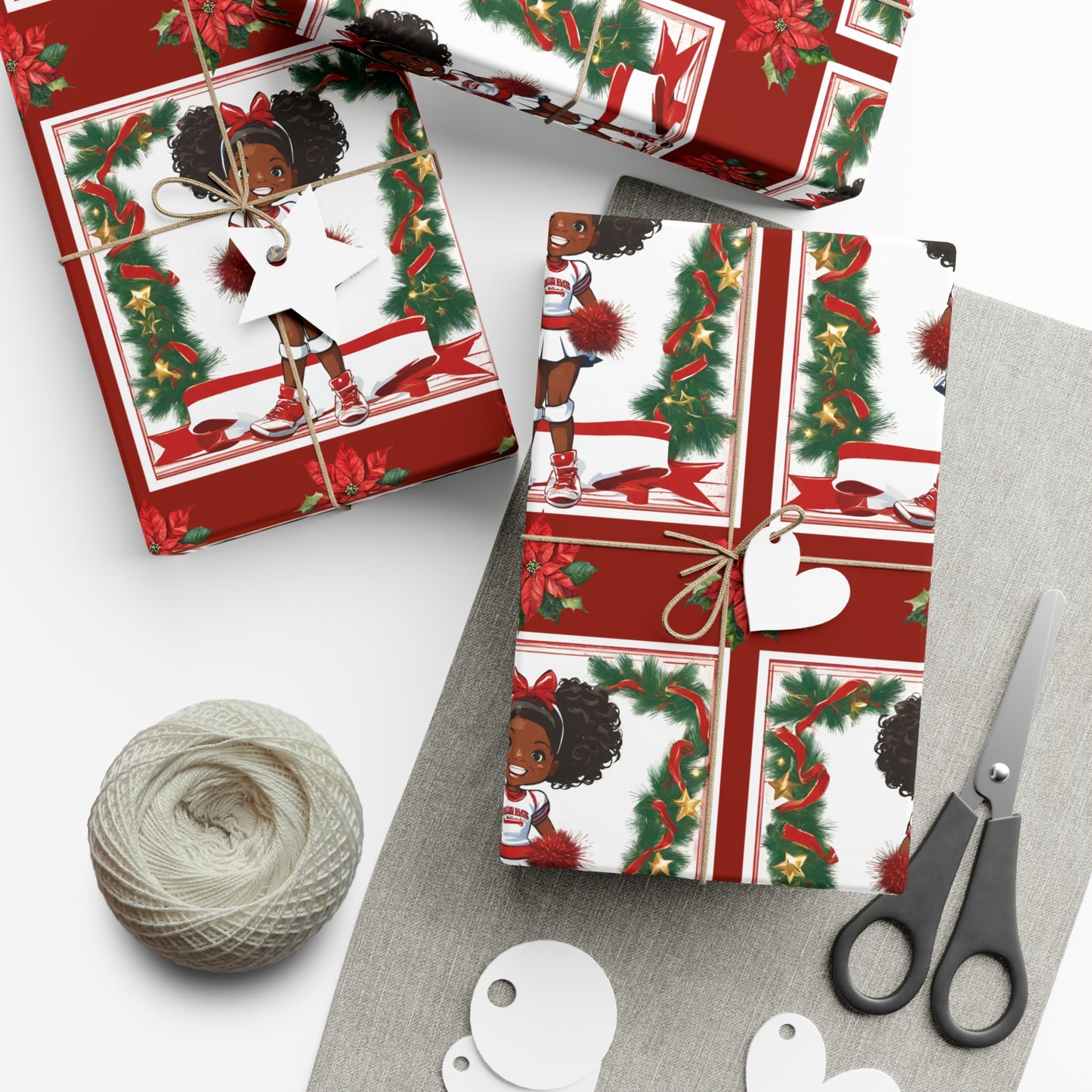 Little Miss Christmas Cheer I - Red