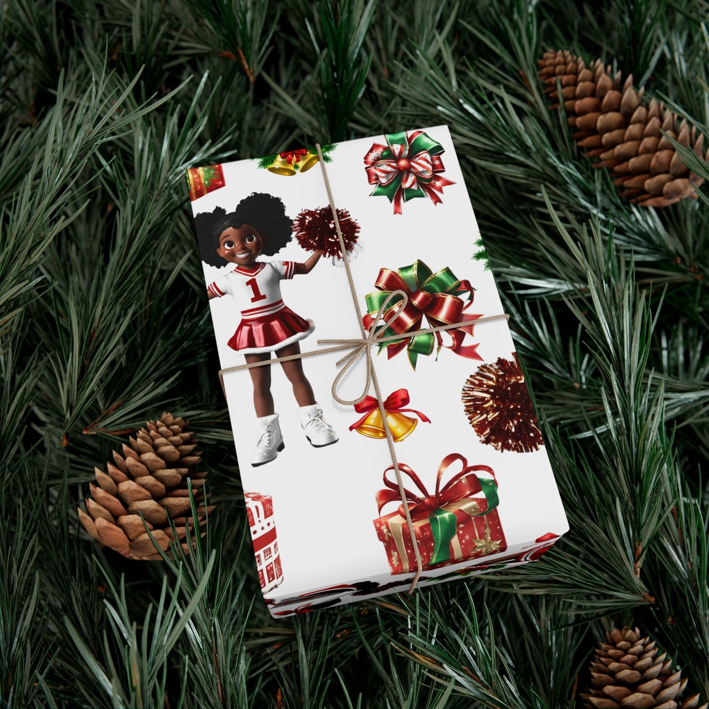 Little Miss Christmas Cheer III - White