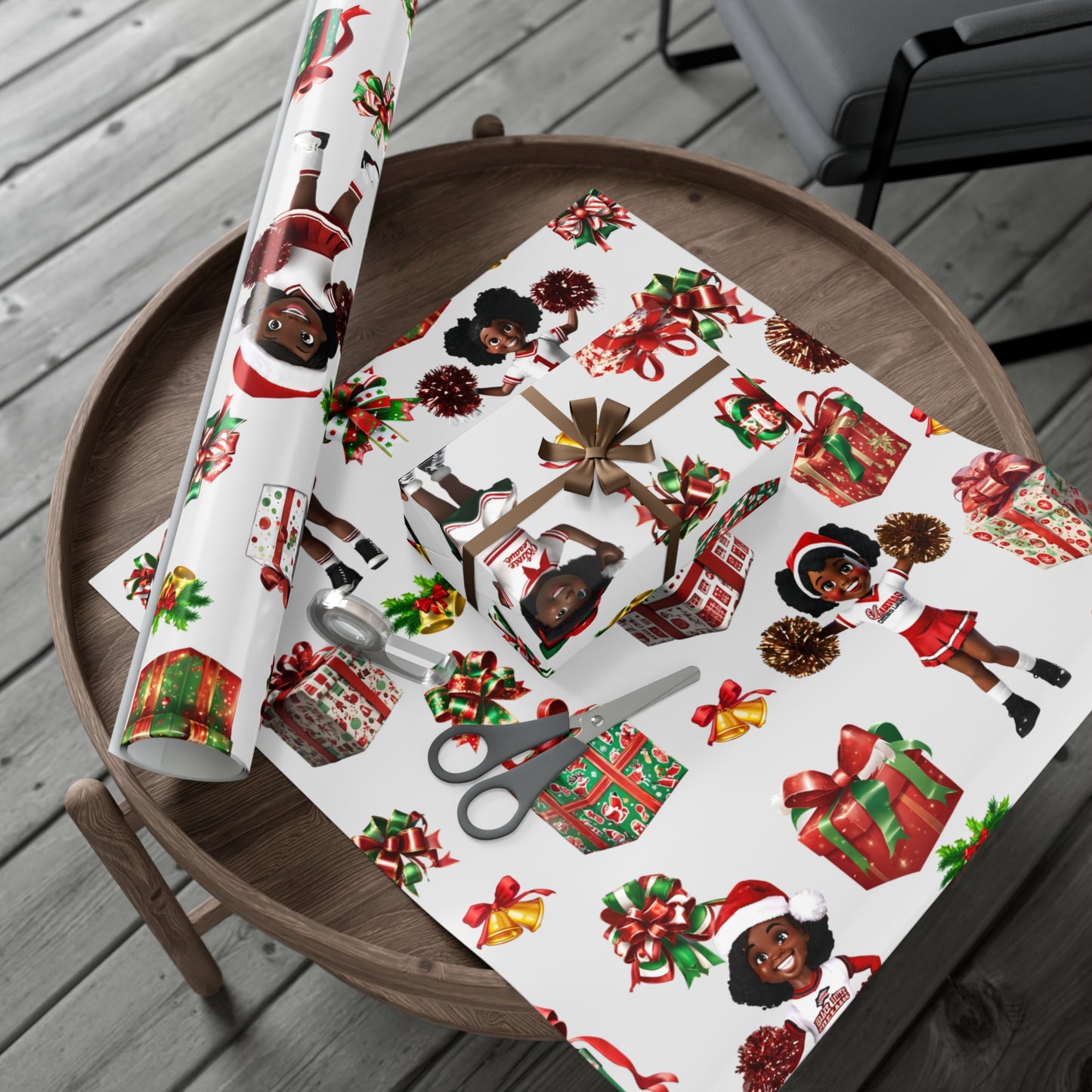 Little Miss Christmas Cheer III - Lt Gray