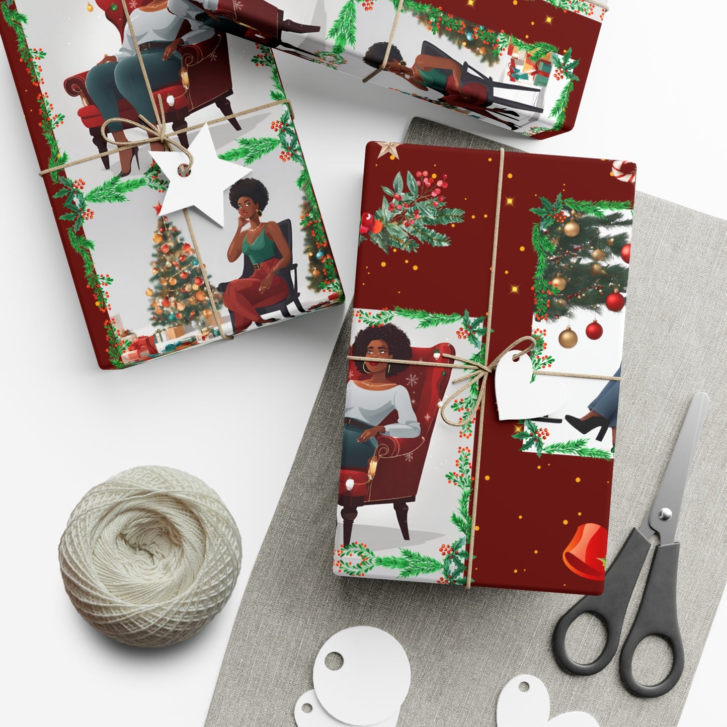 Merry Christmas Sis II - Dark Red