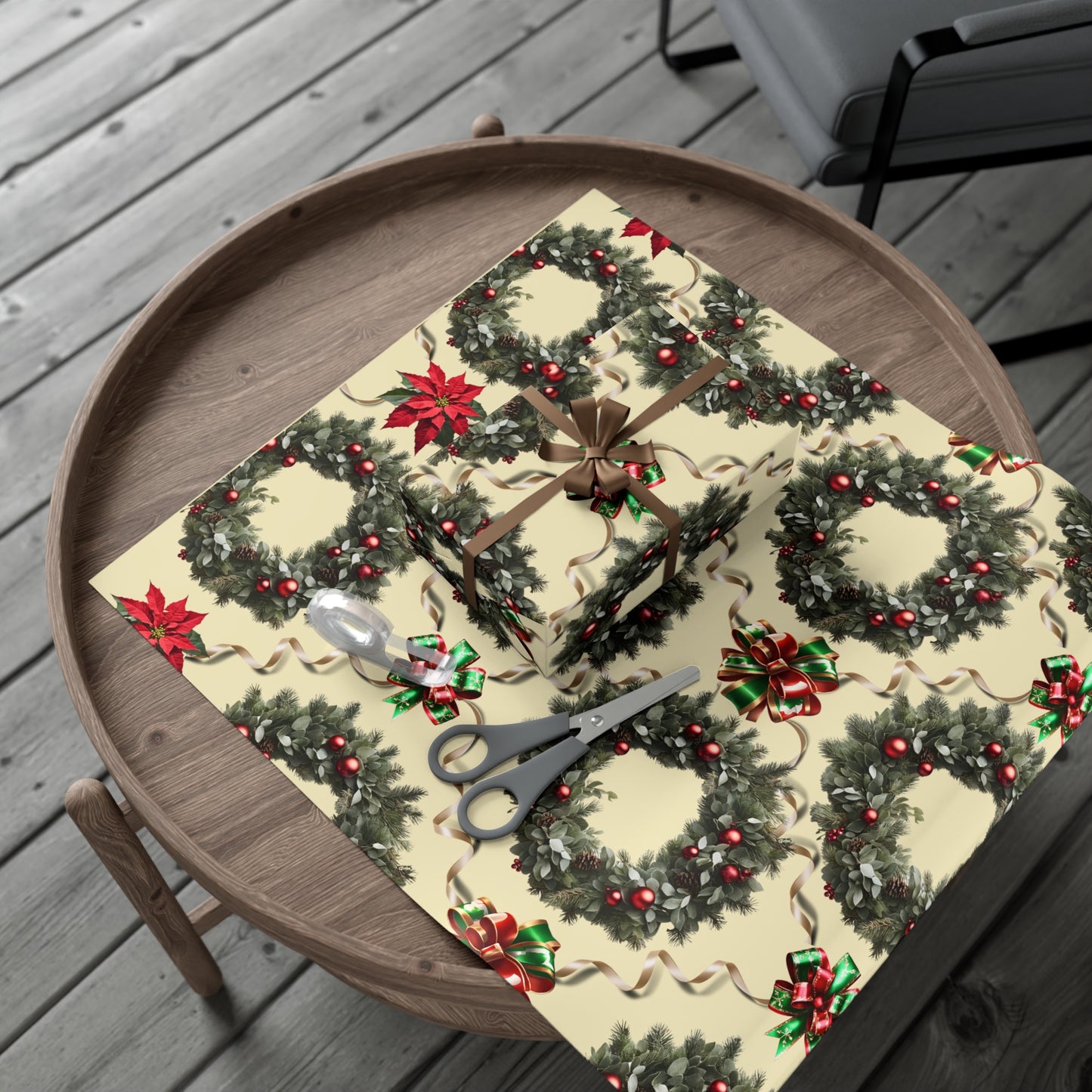 Wreaths, Bells and Bows II - Yellow