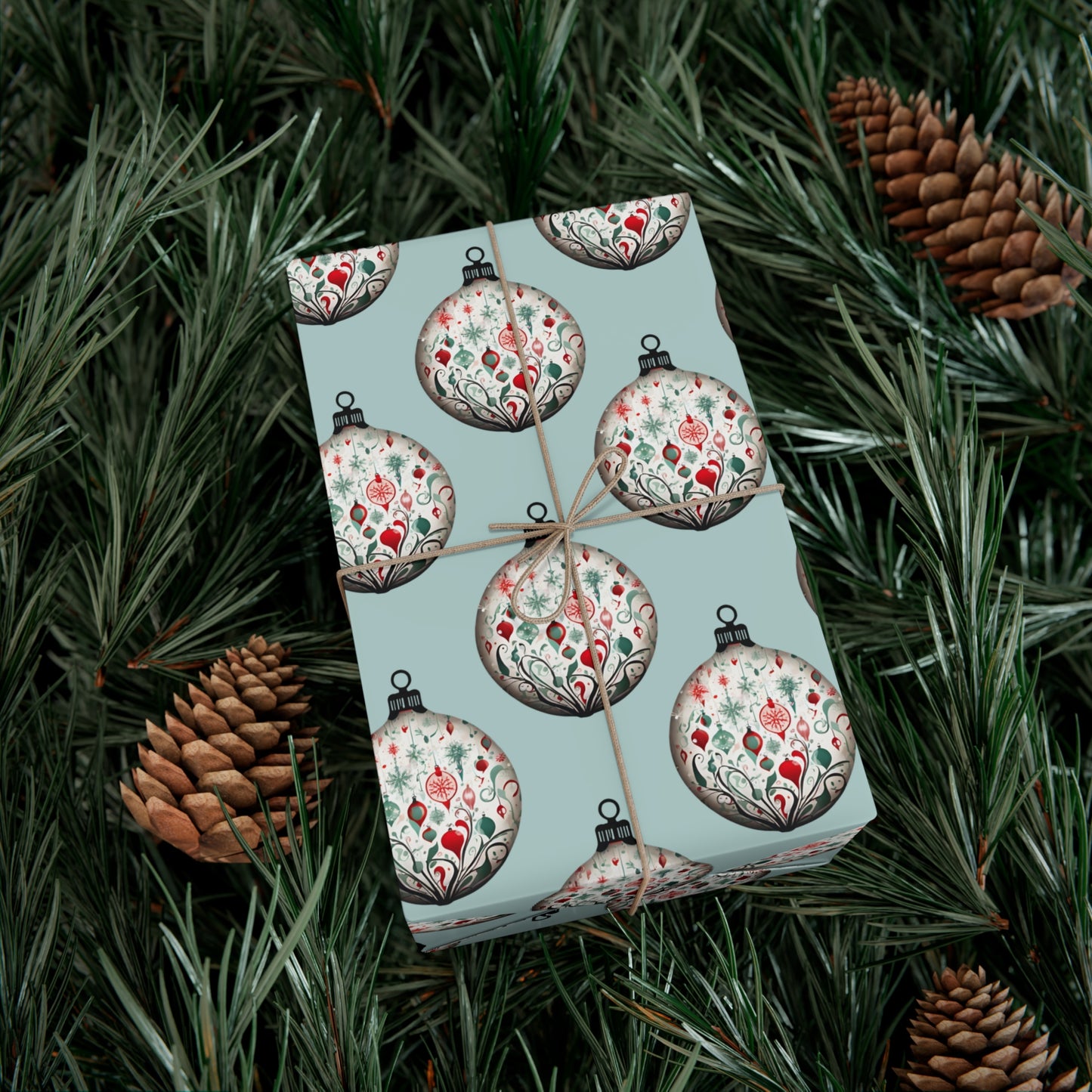 Ornamental Adoration III - Mint Green