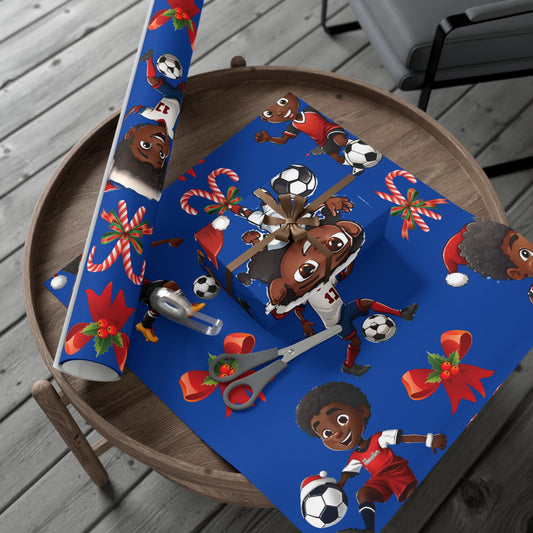 Christmas Soccer Star II - Blue