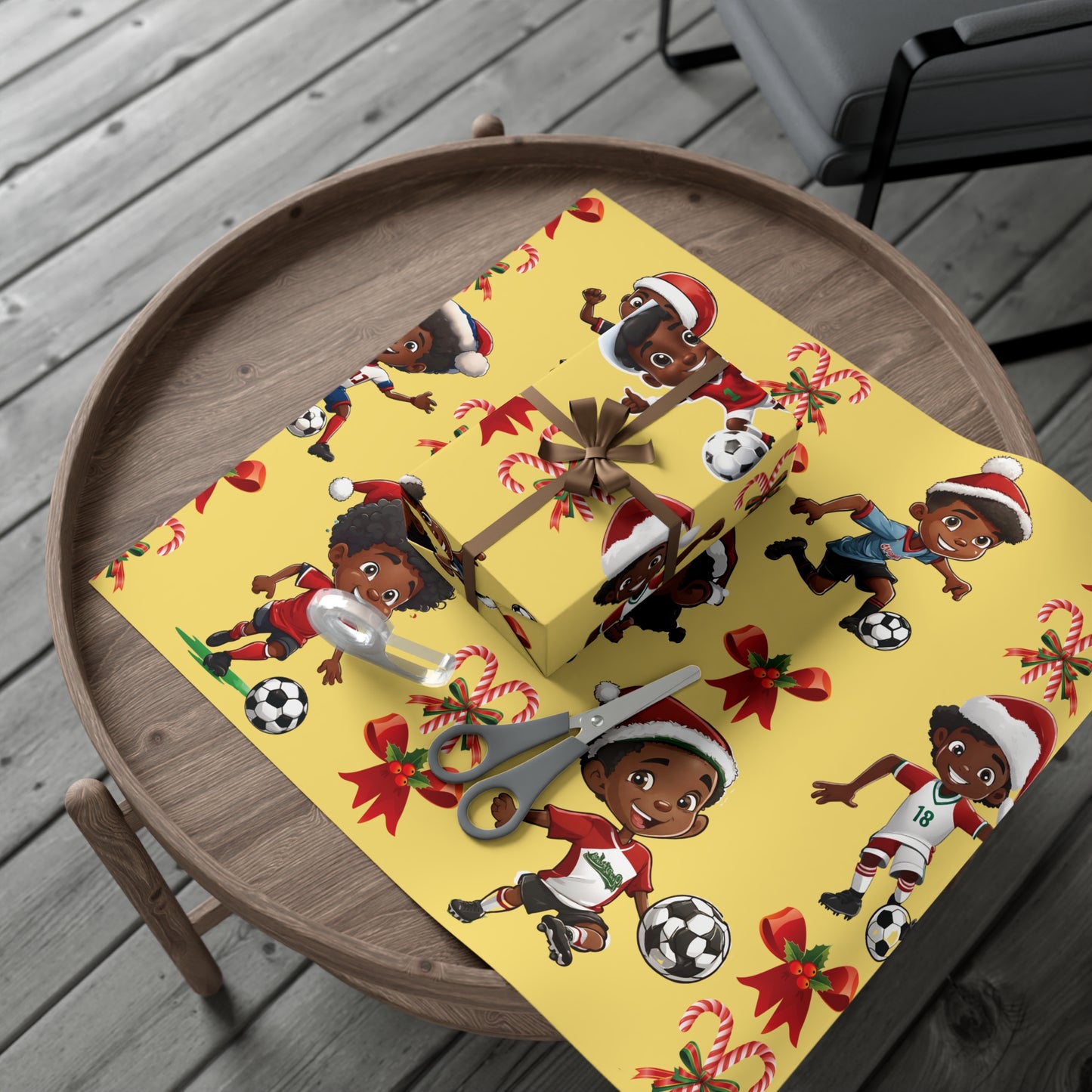 Christmas Soccer Star II Yellow