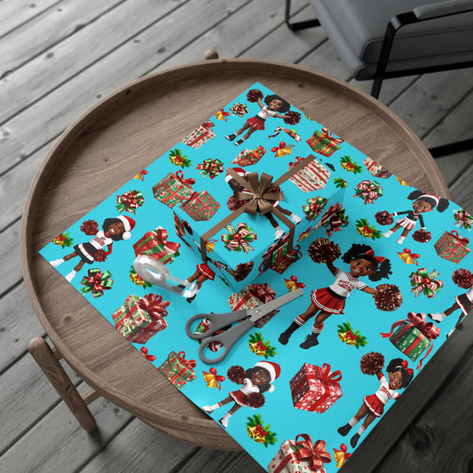 Little Miss Christmas Cheer III - Turquoise