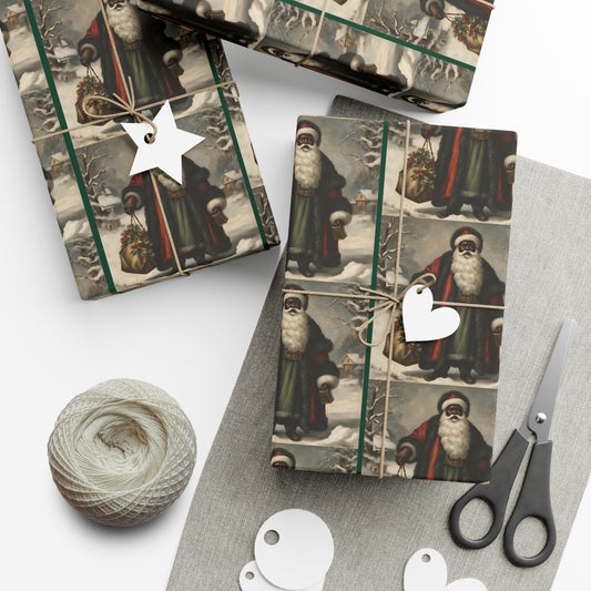 Vintage Santa III - Dark Green