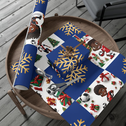 Christmas Soccer Star III - Blue