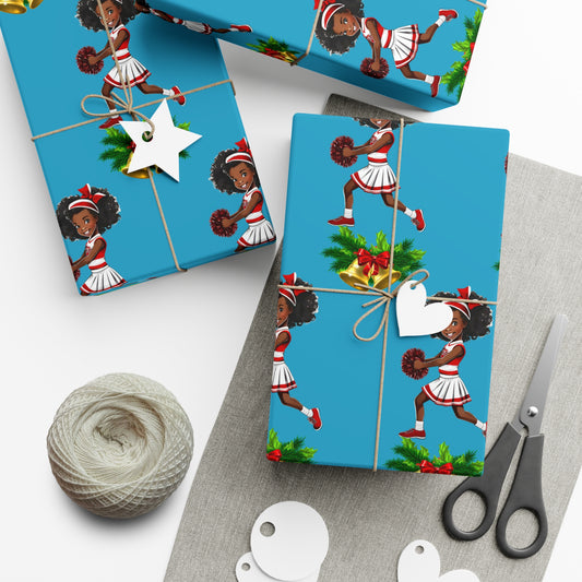 Little Miss Christmas Cheer II - Turquoise