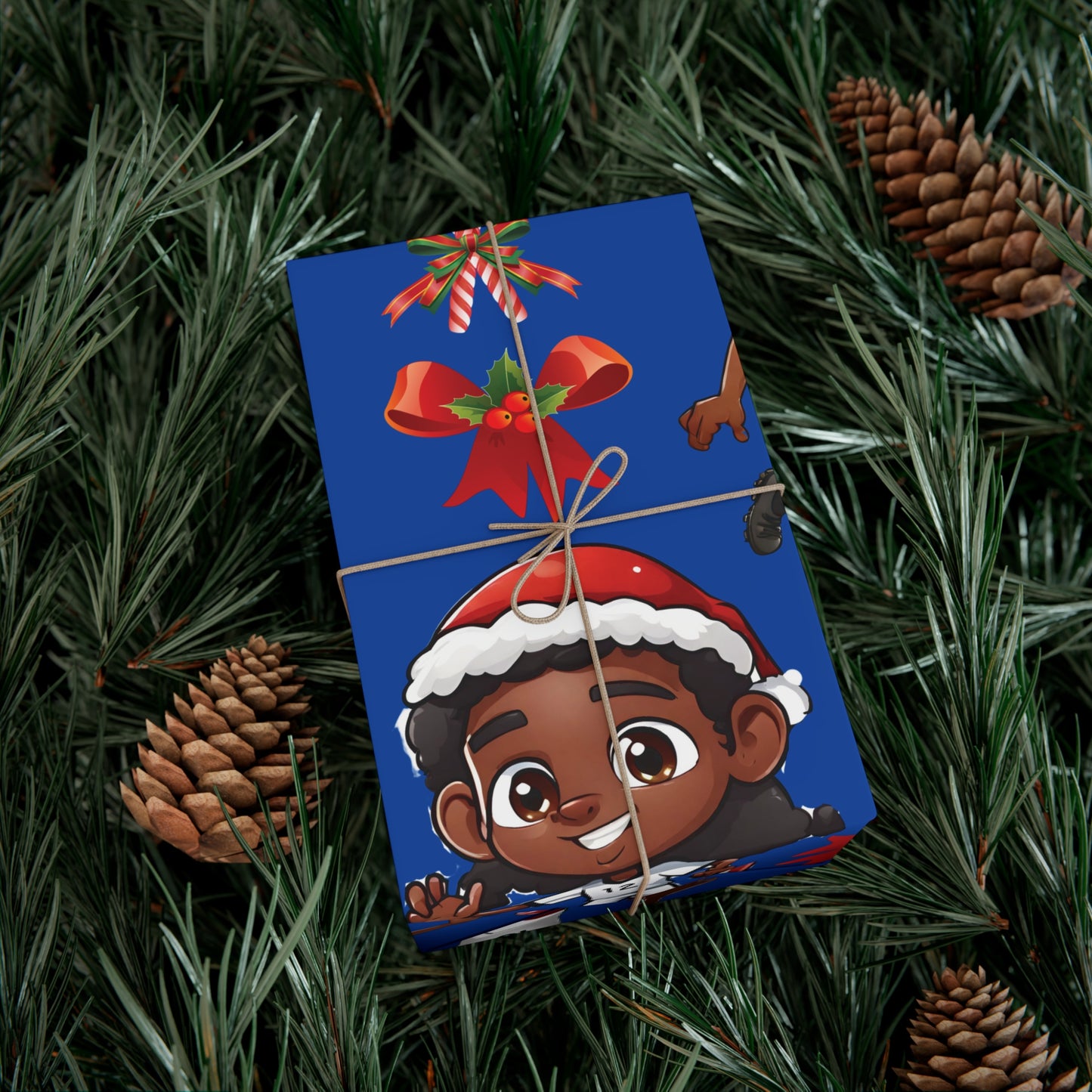 Christmas Soccer Star II - Blue