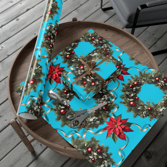 Wreaths, Bells and Bows II - Turquoise