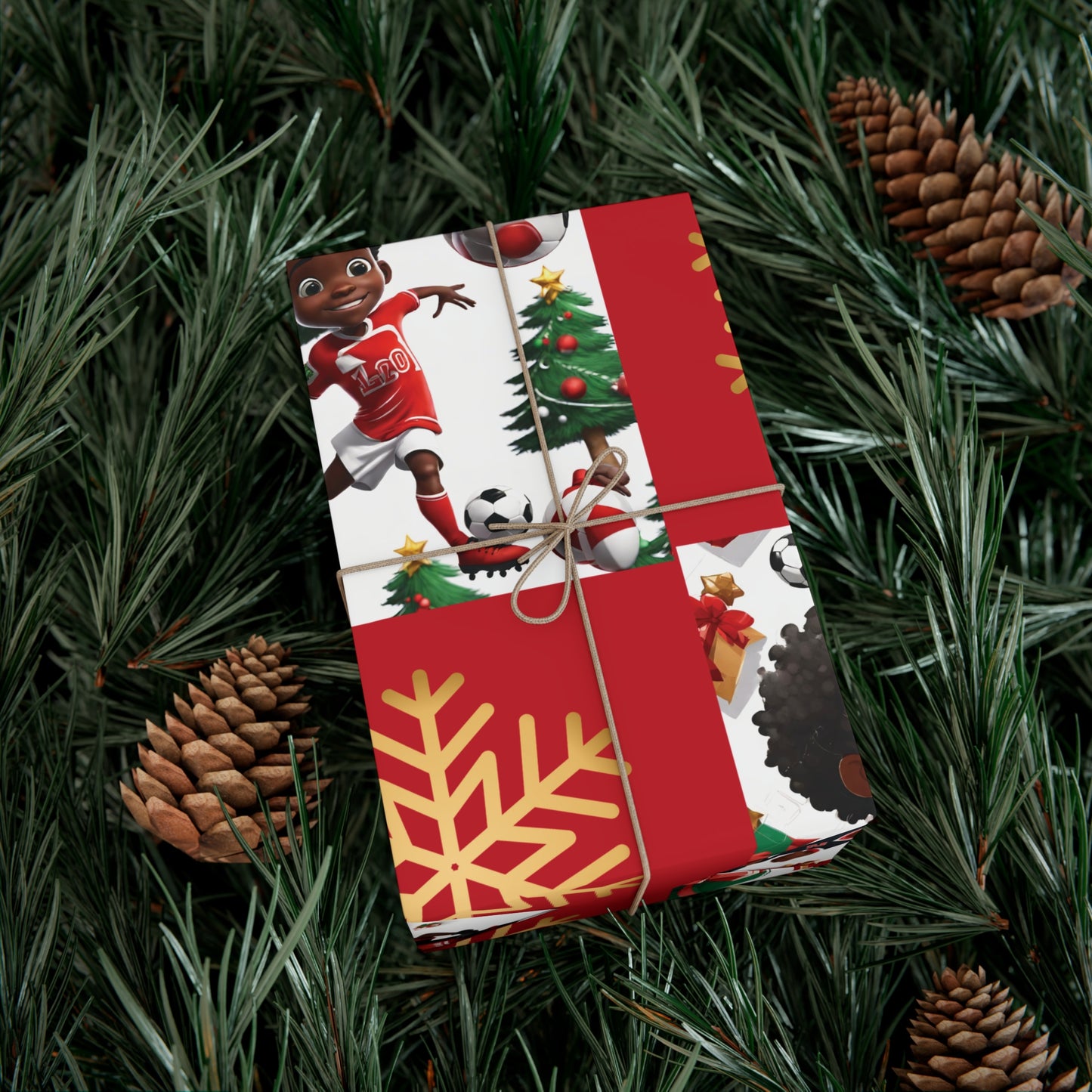 Christmas Soccer Star III - Red