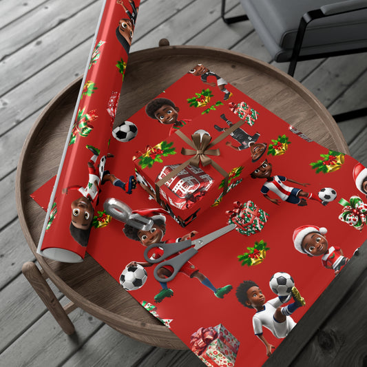 Christmas Soccer Star I Red
